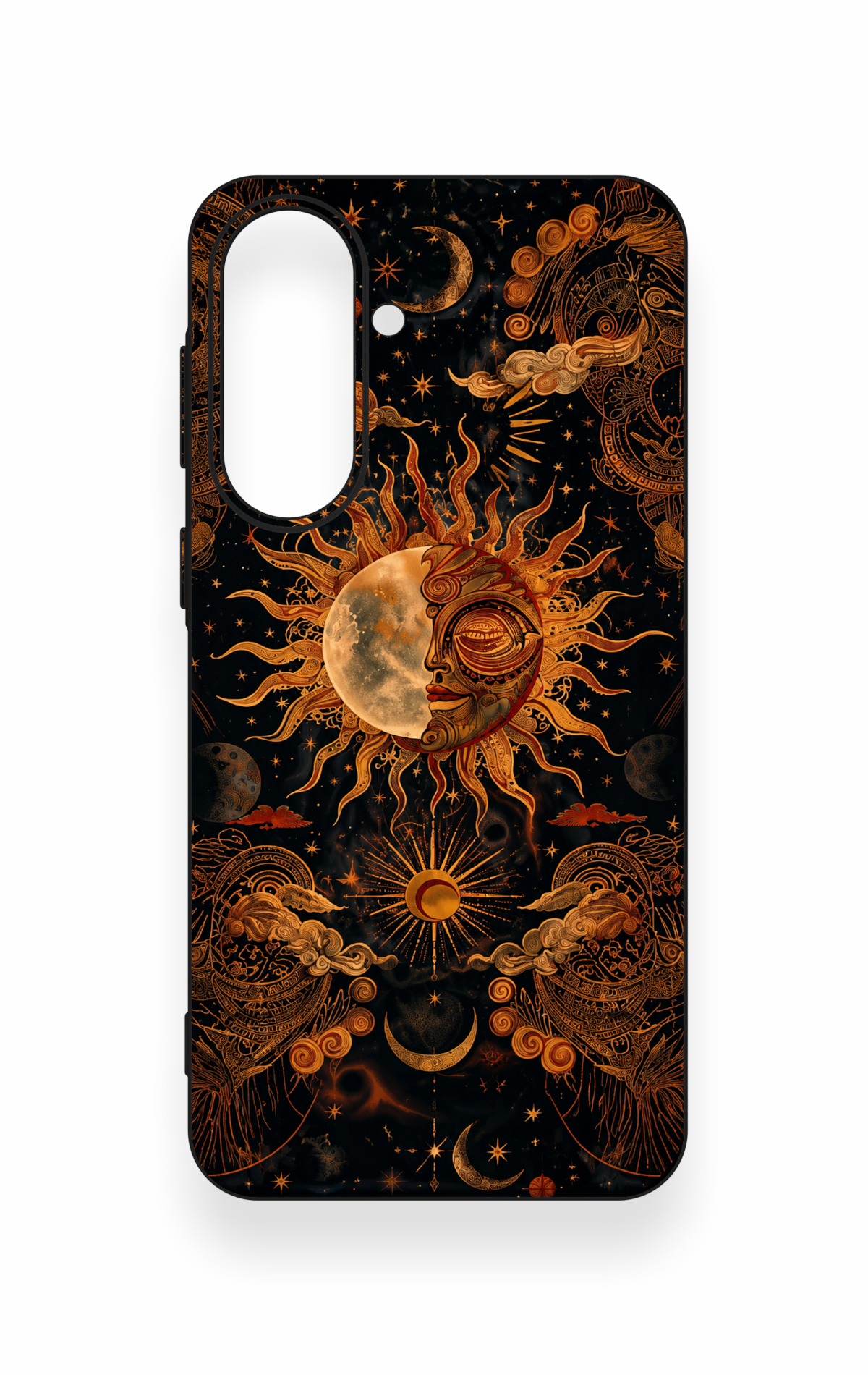 Samsung A37 Uyumlu Mistik Güneş Desenli Silikon Kılıf