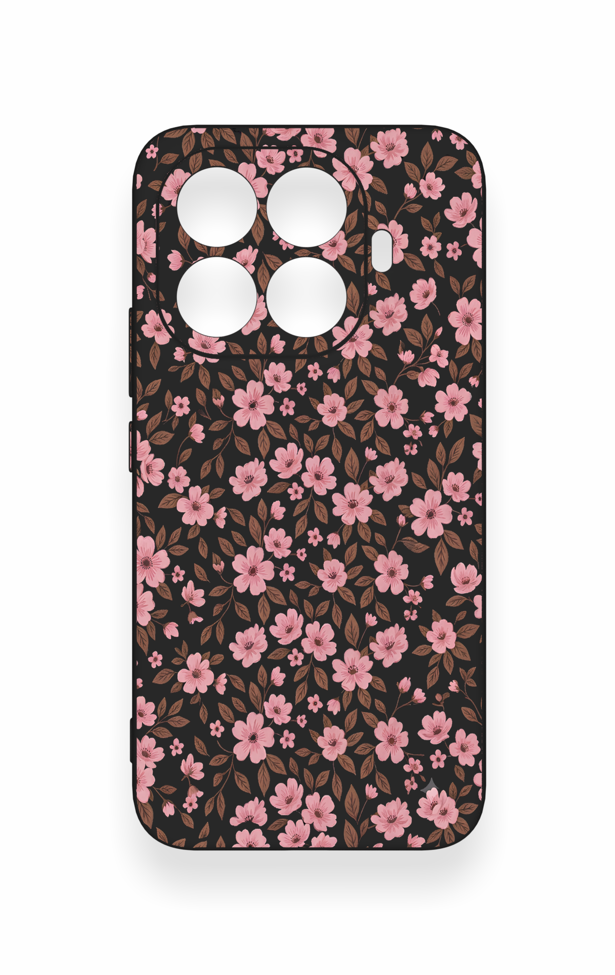 Mi 15T PRO Uyumlu Mini Pembe Çiçek Desenli Silikon Kılıf
