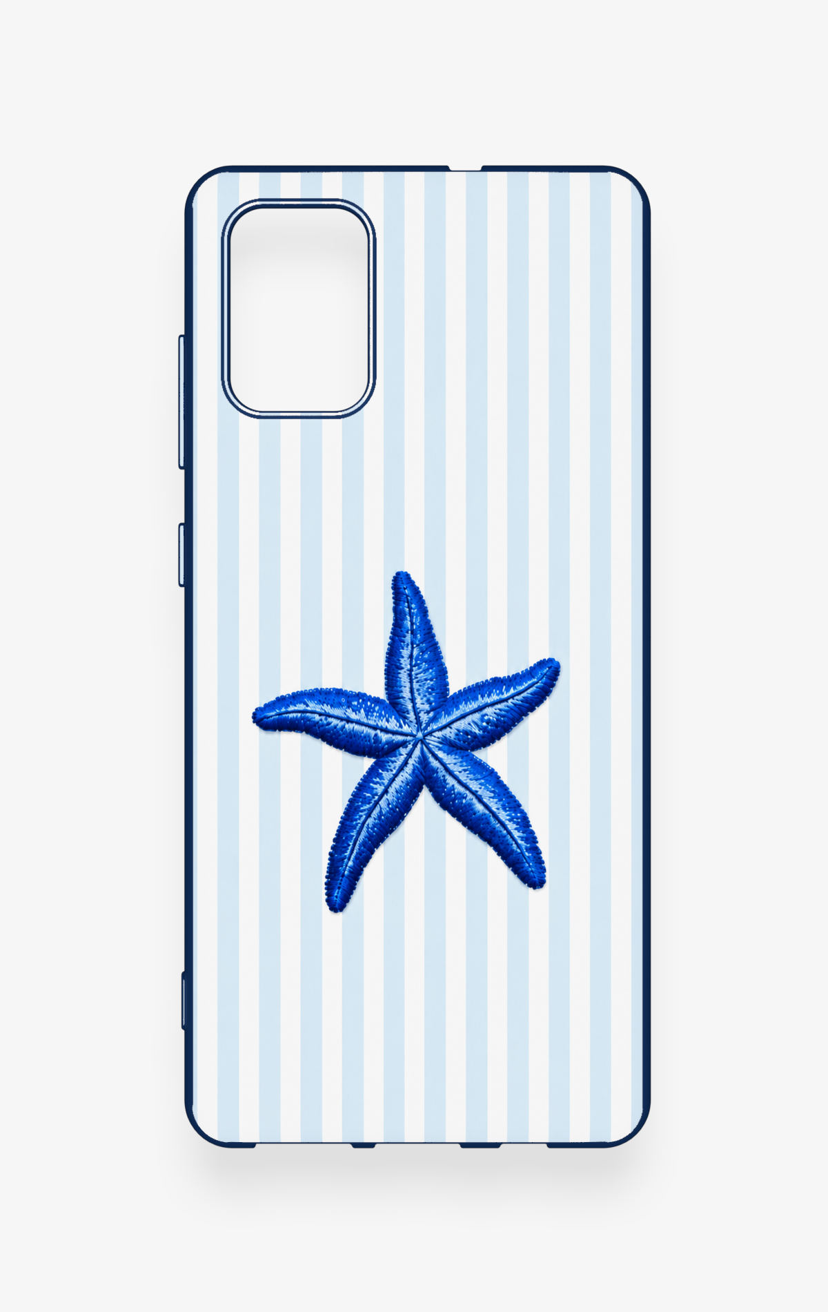 Samsung-A71 Uyumlu Mavi Deniz Yıldızı Desenli Silikon Kılıf