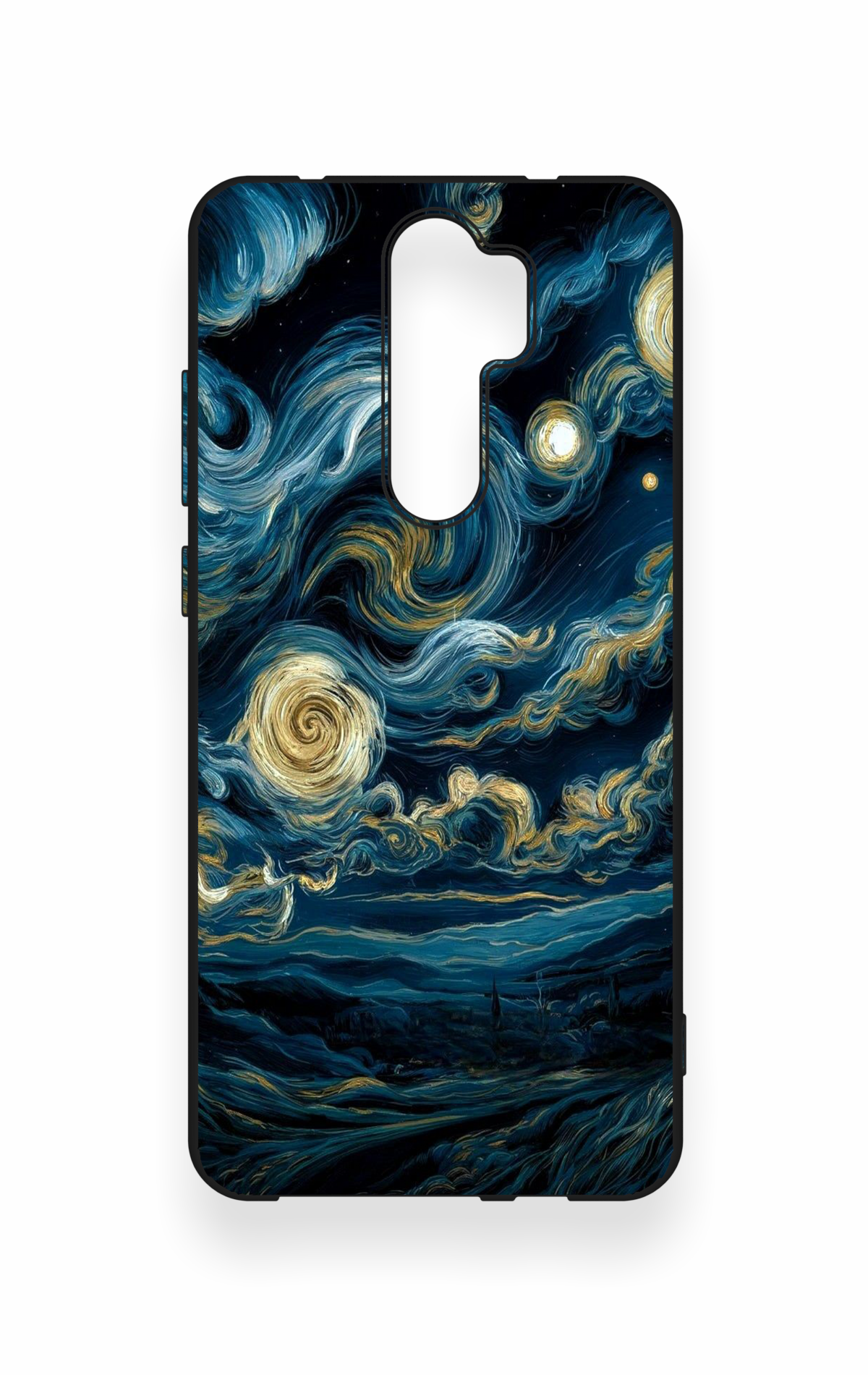 Redmi Note 8 Pro Uyumlu Yıldızlı Gece Desenli Silikon Kılıf