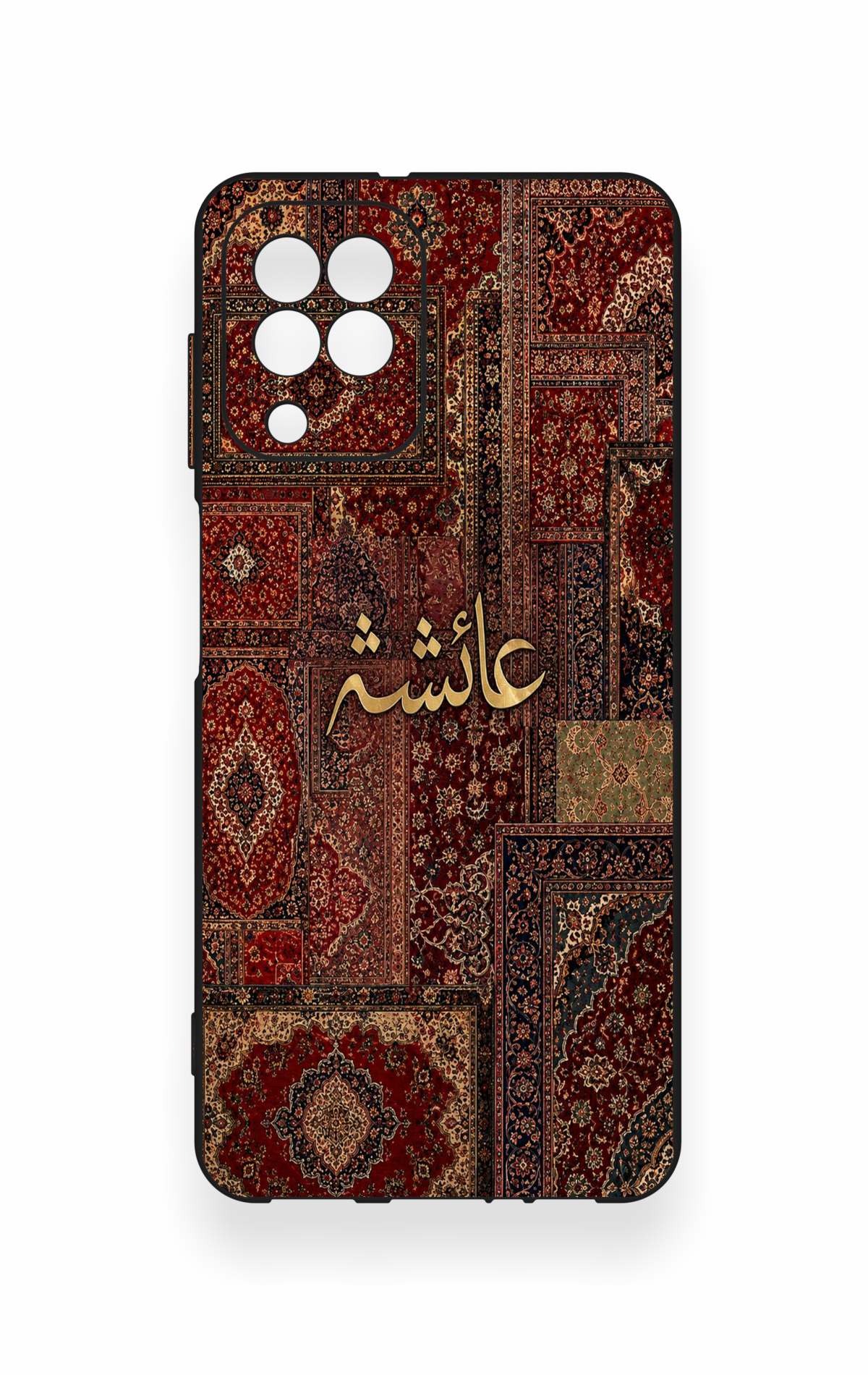 Samsung A22 Uyumlu Vintage Halı Desenli Silikon Kılıf