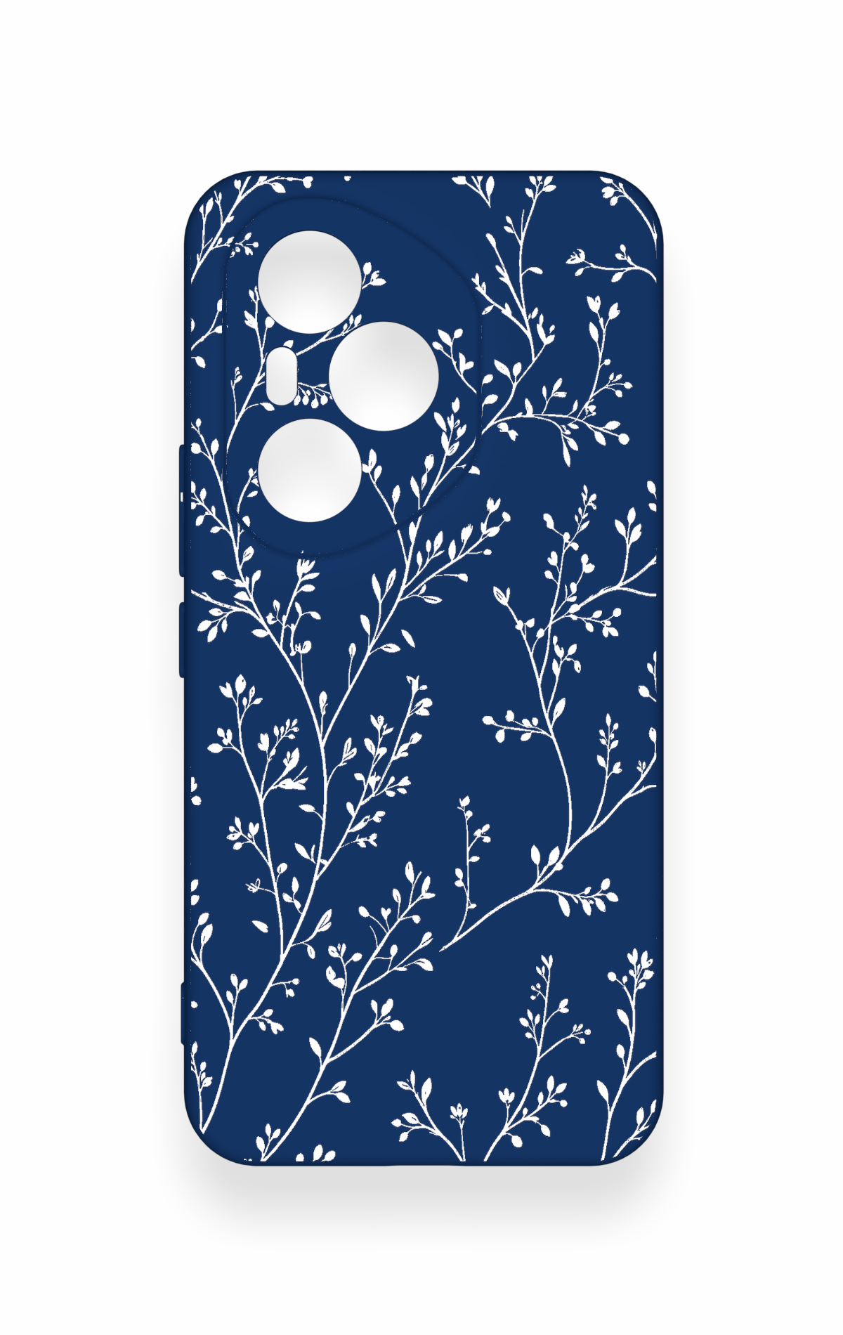 Honor 400 Pro Uyumlu İnce Yaprak Dalı Desenli Silikon Kılıf