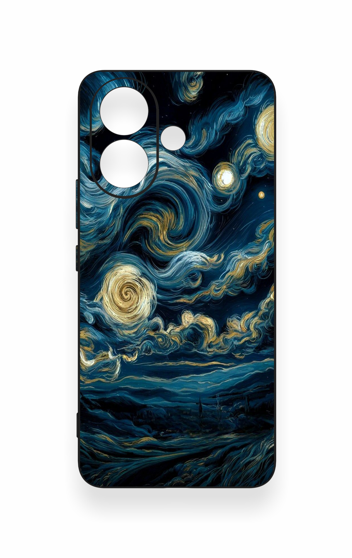 Vivo V60 Lite Uyumlu Yıldızlı Gece Desenli Silikon Kılıf