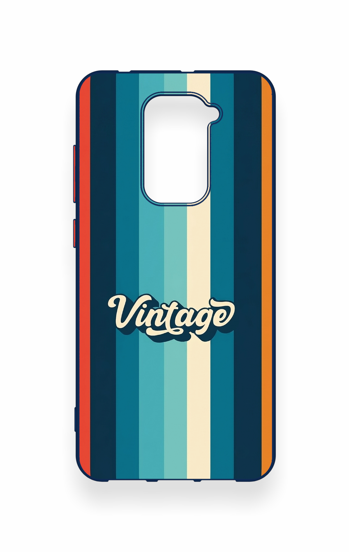 Redmi Note 9 Uyumlu Vintage Desenli Silikon Kılıf