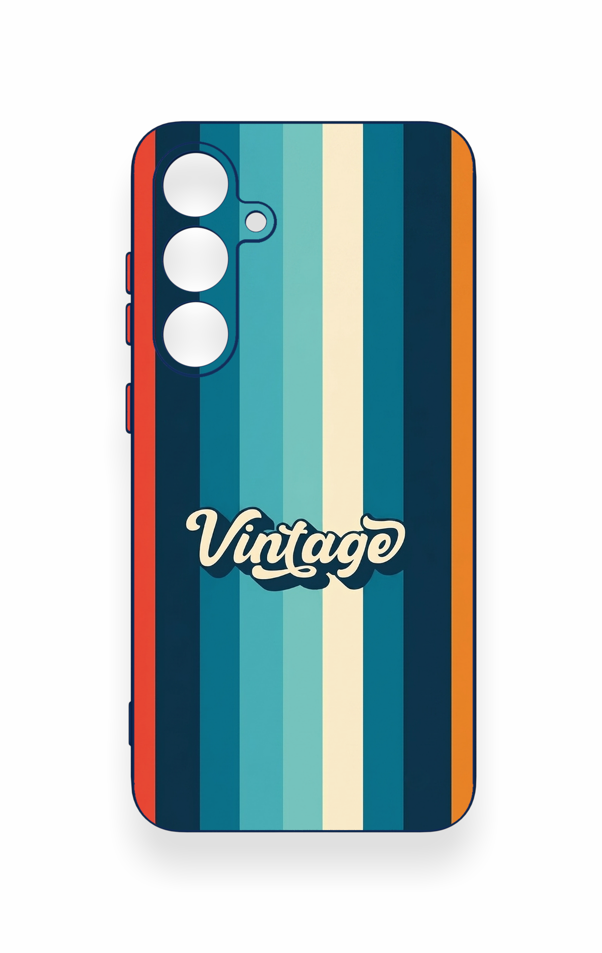 Samsung S24Fe Uyumlu Vintage Desenli Silikon Kılıf