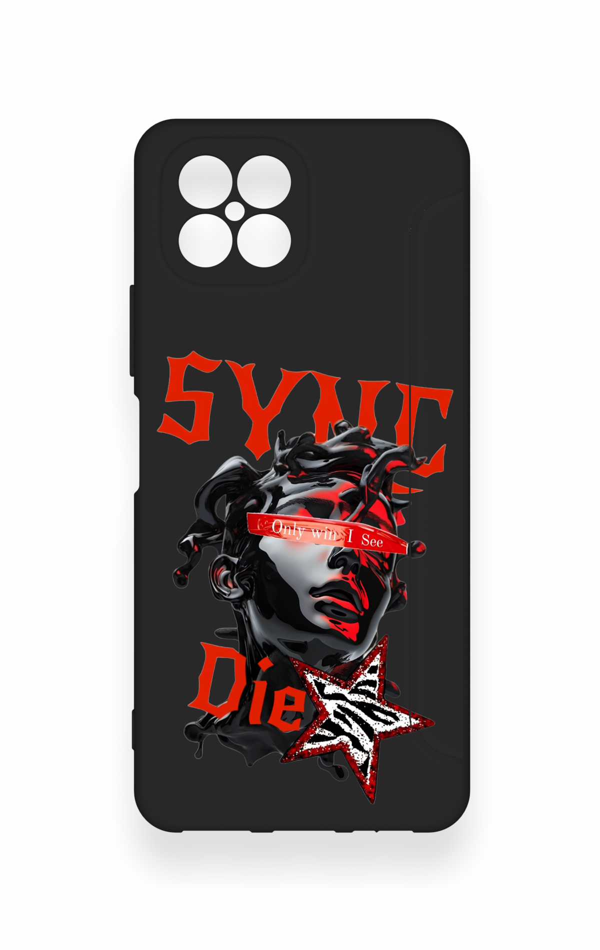 Omix X600 Uyumlu Sync Die Desenli Silikon Kılıf