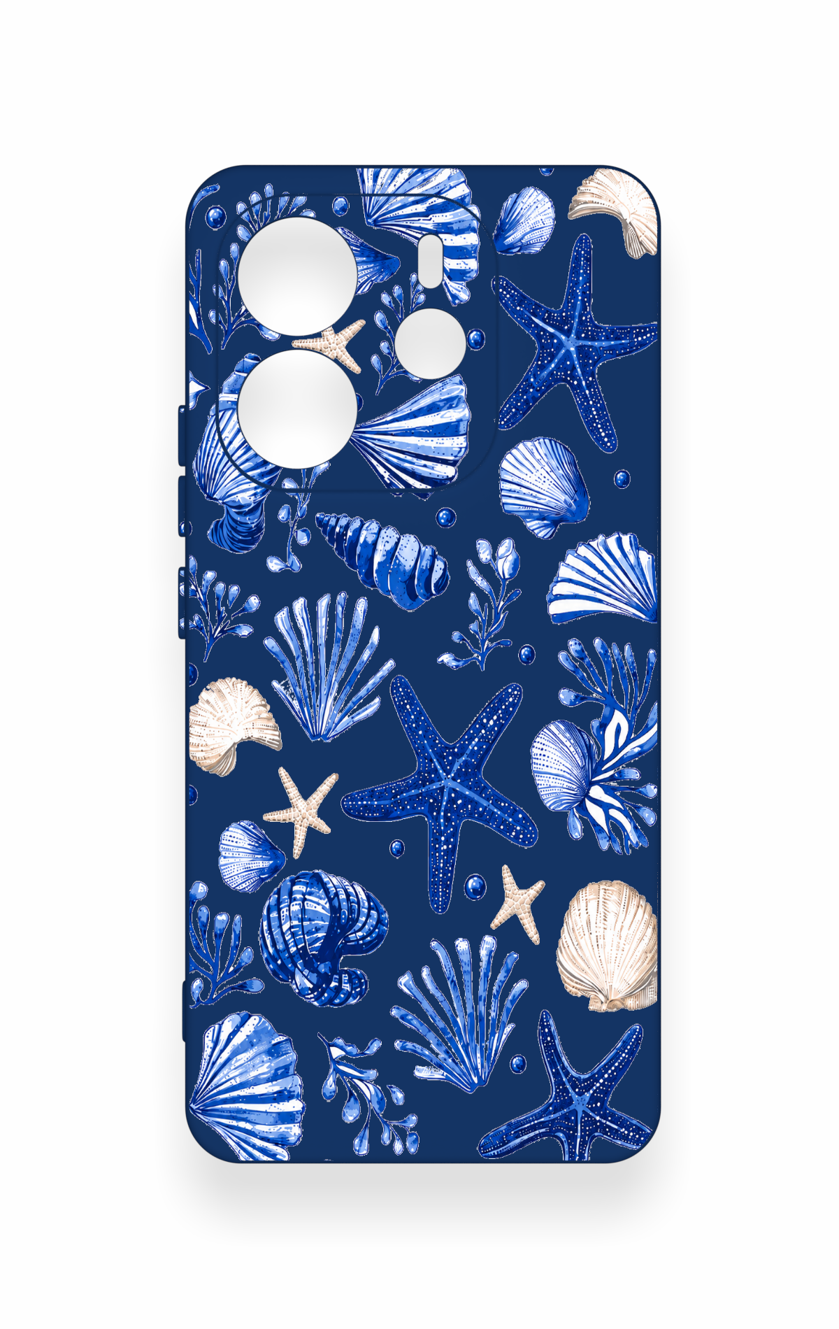 Redmi Note 14 4G Uyumlu Deniz Kabuğu Desenli Silikon Kılıf