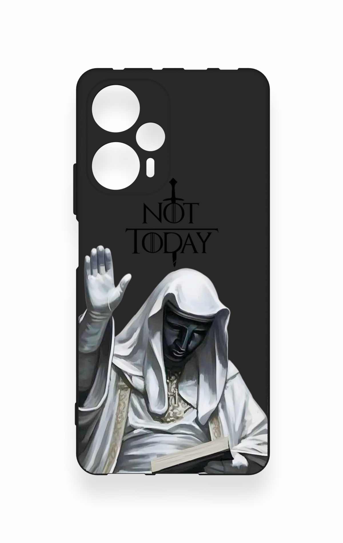 Poco F5 Uyumlu Not Today Desenli Silikon Kılıf