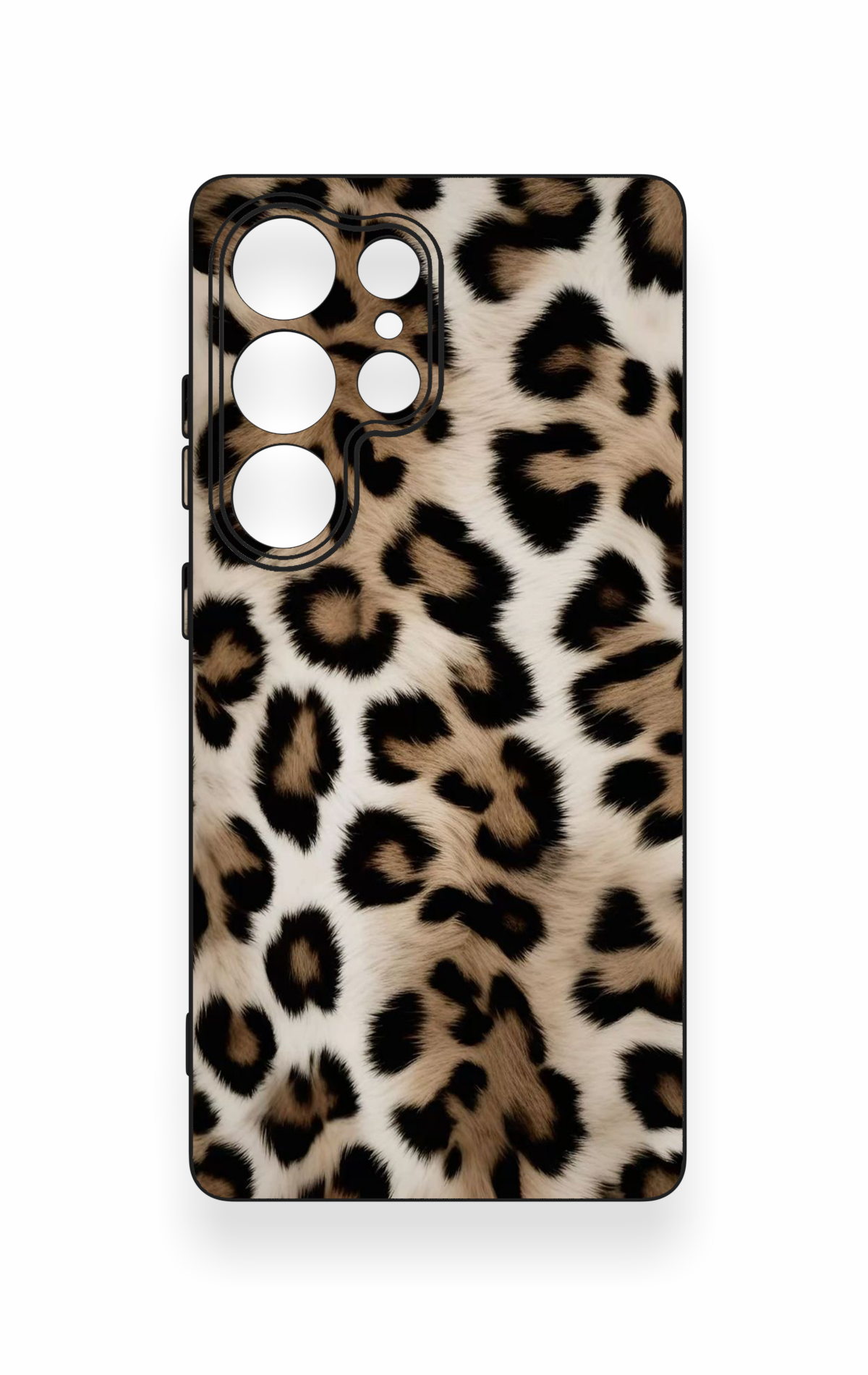 Samsung S25 Ultra Uyumlu Leopar Derisi Desenli Silikon Kılıf
