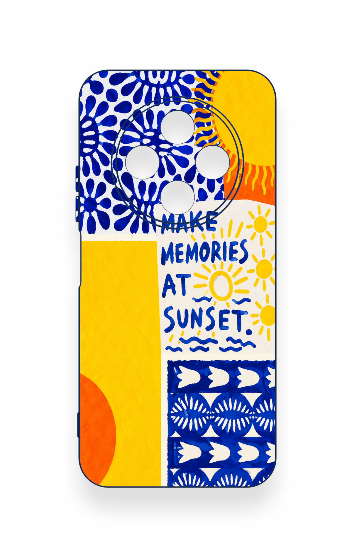 Tecno Spark 30C Uyumlu Sunset Desenli Silikon Kılıf