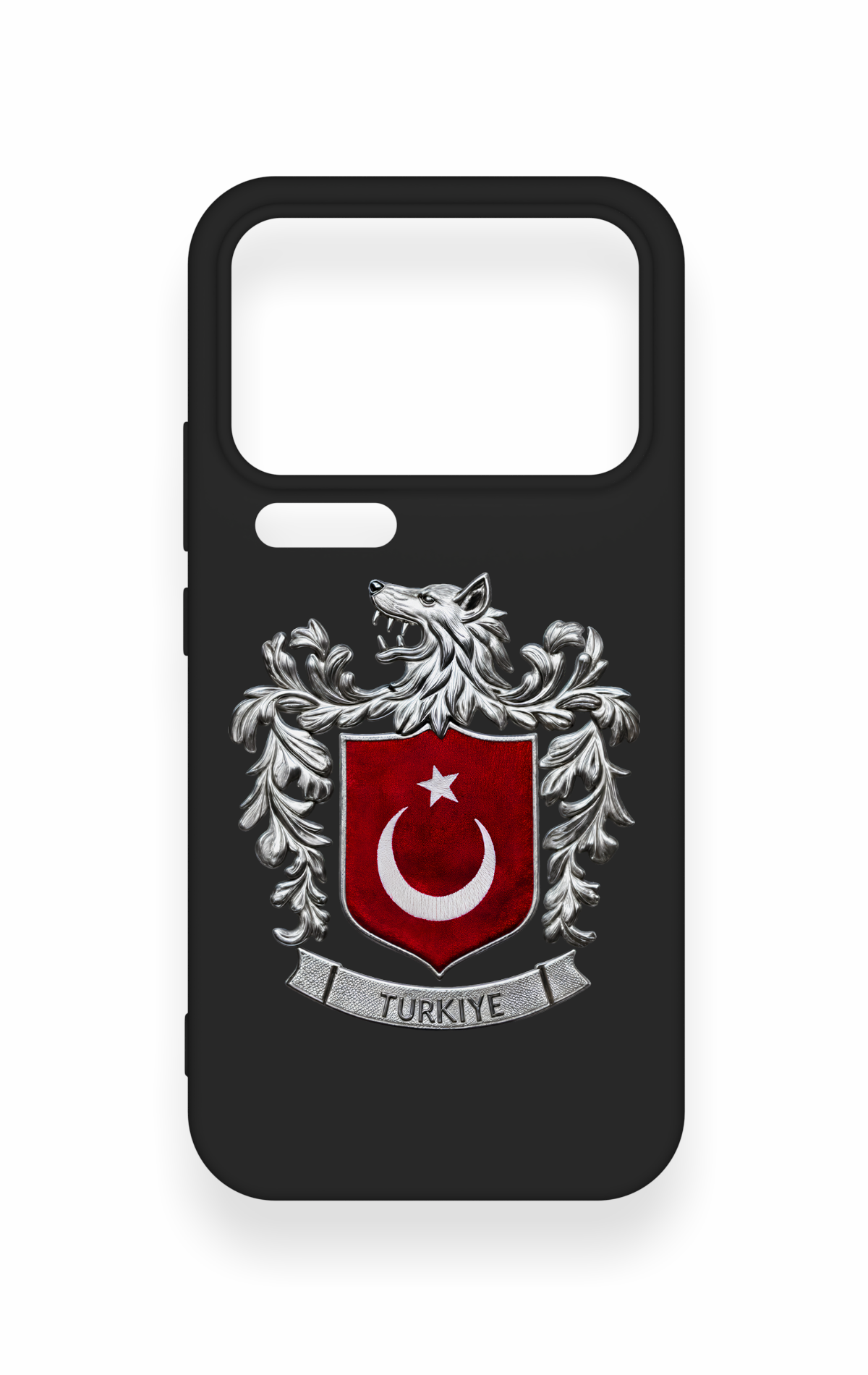 Mi 17 Pro Max Uyumlu Türk Arma Desenli Silikon Kılıf