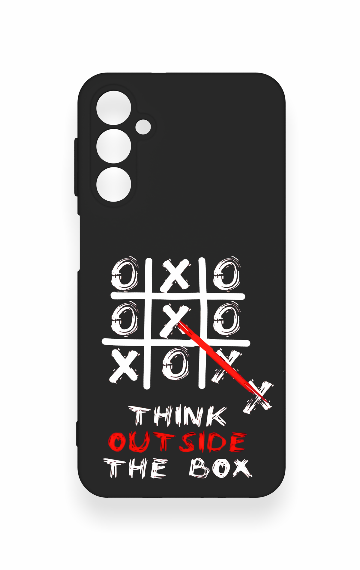 Samsung A24 Uyumlu Out Side The Box Desenli Silikon Kılıf