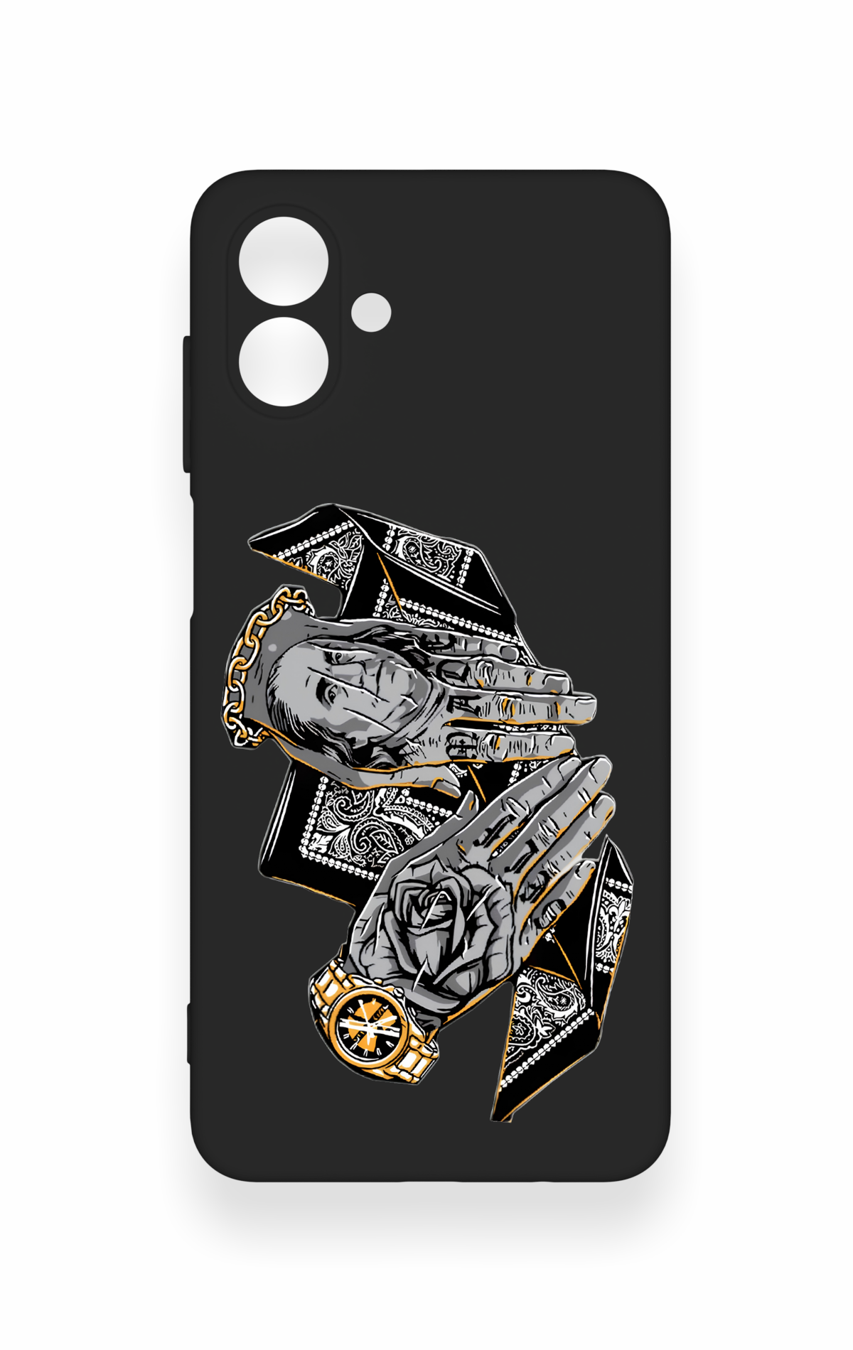 Samsung A07 Uyumlu Self Made Desenli Silikon Kılıf