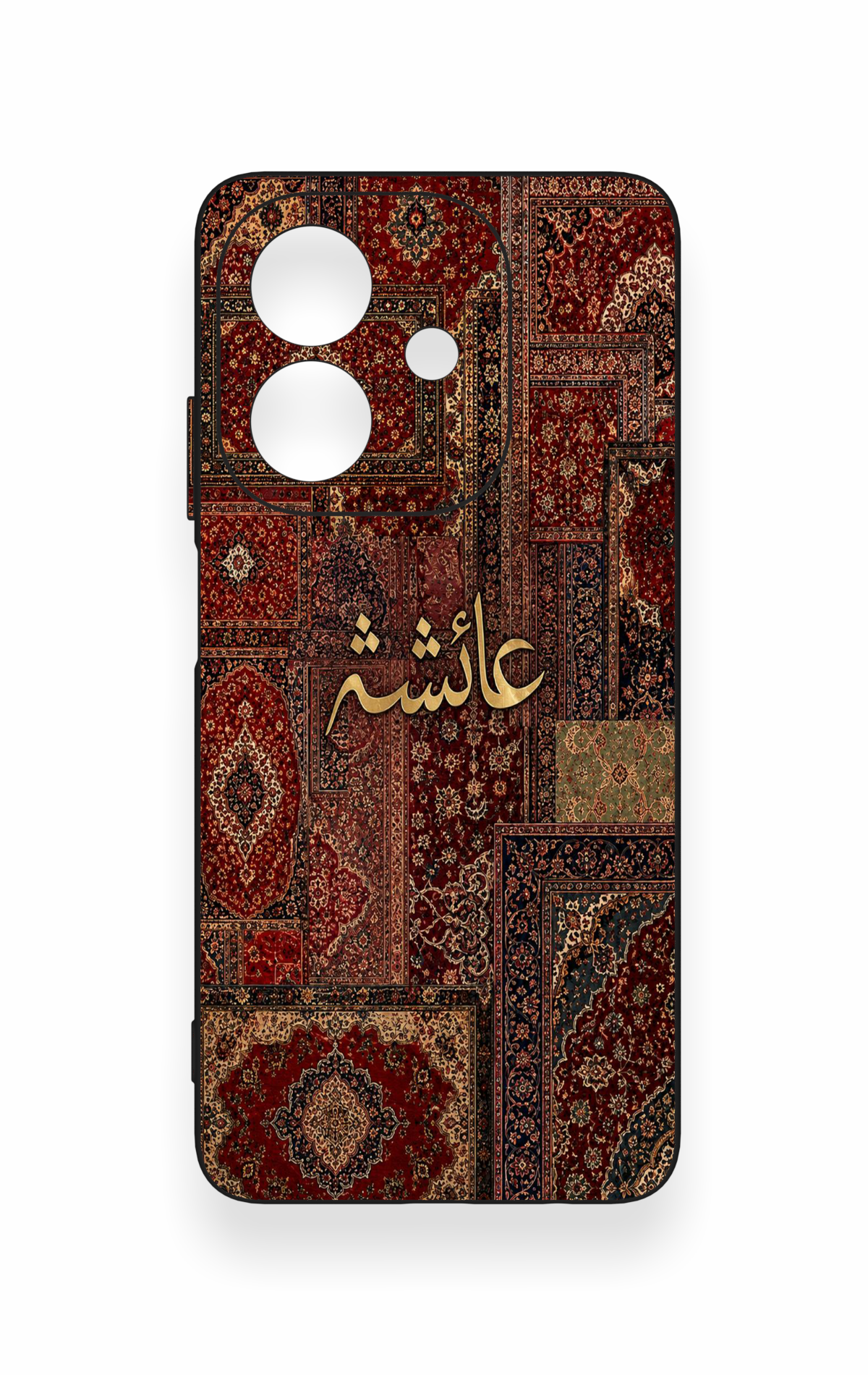 Oppo A3 Uyumlu Vintage Halı Desenli Silikon Kılıf