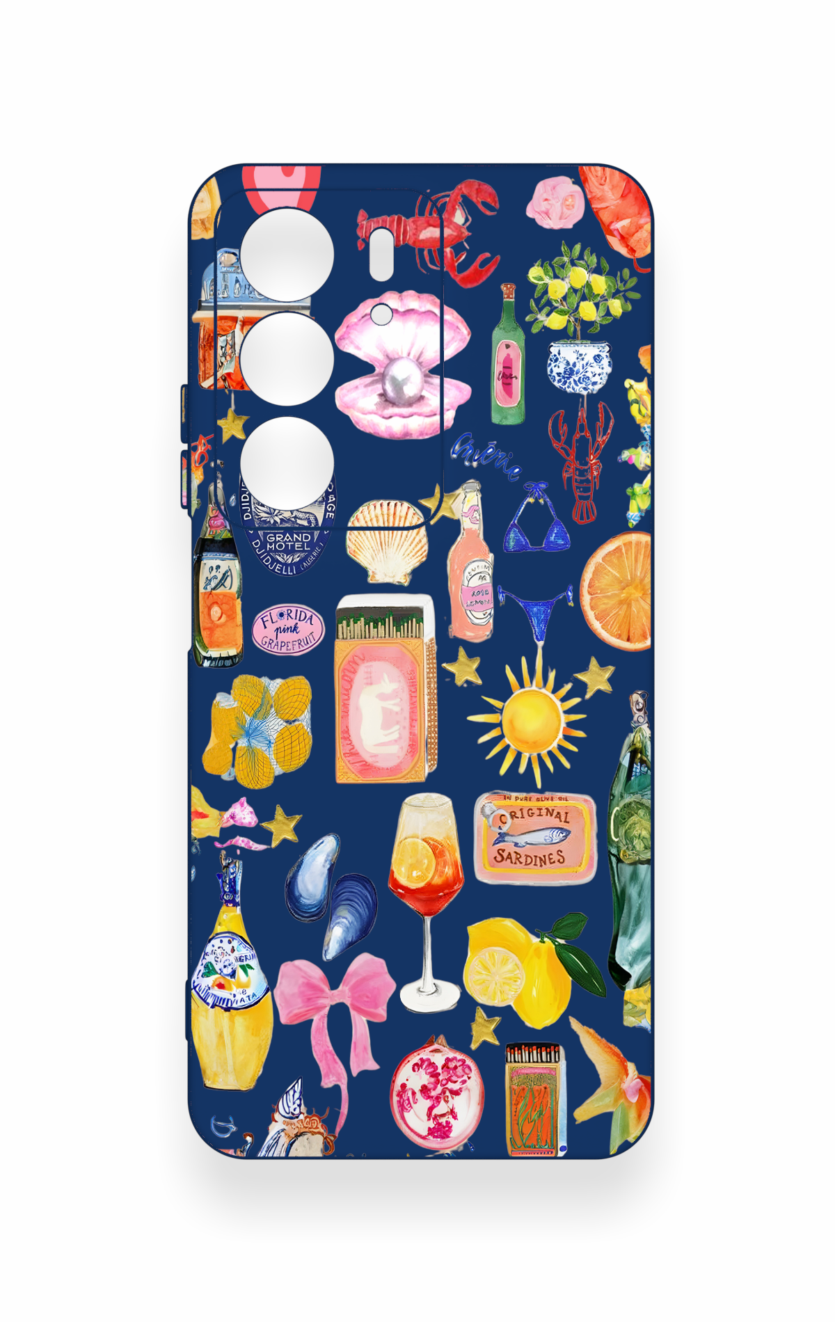 Realme C75 Uyumlu Summer Desenli Silikon Kılıf