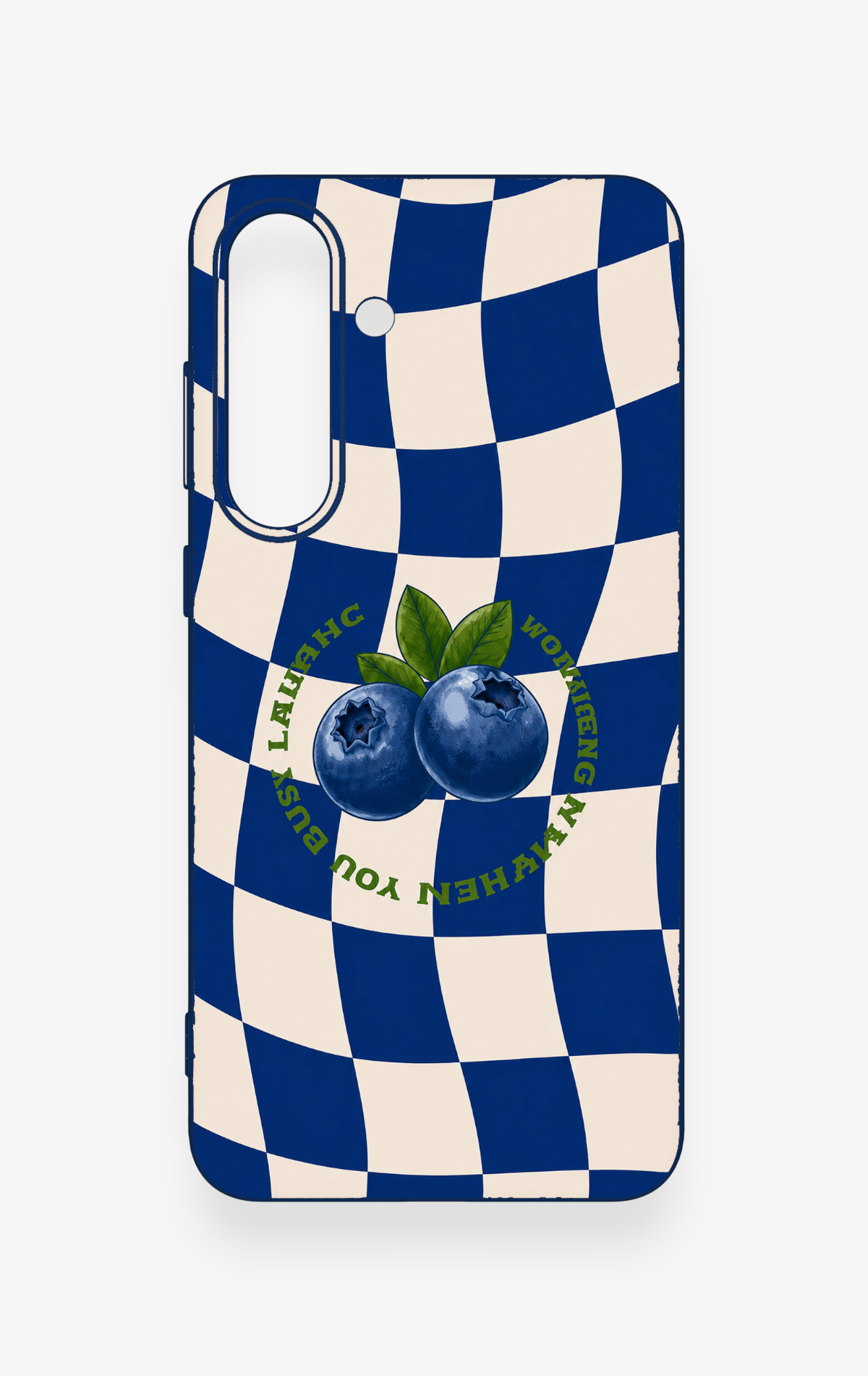 Samsung S25Fe Uyumlu Yaban Mersini Desenli Silikon Kılıf