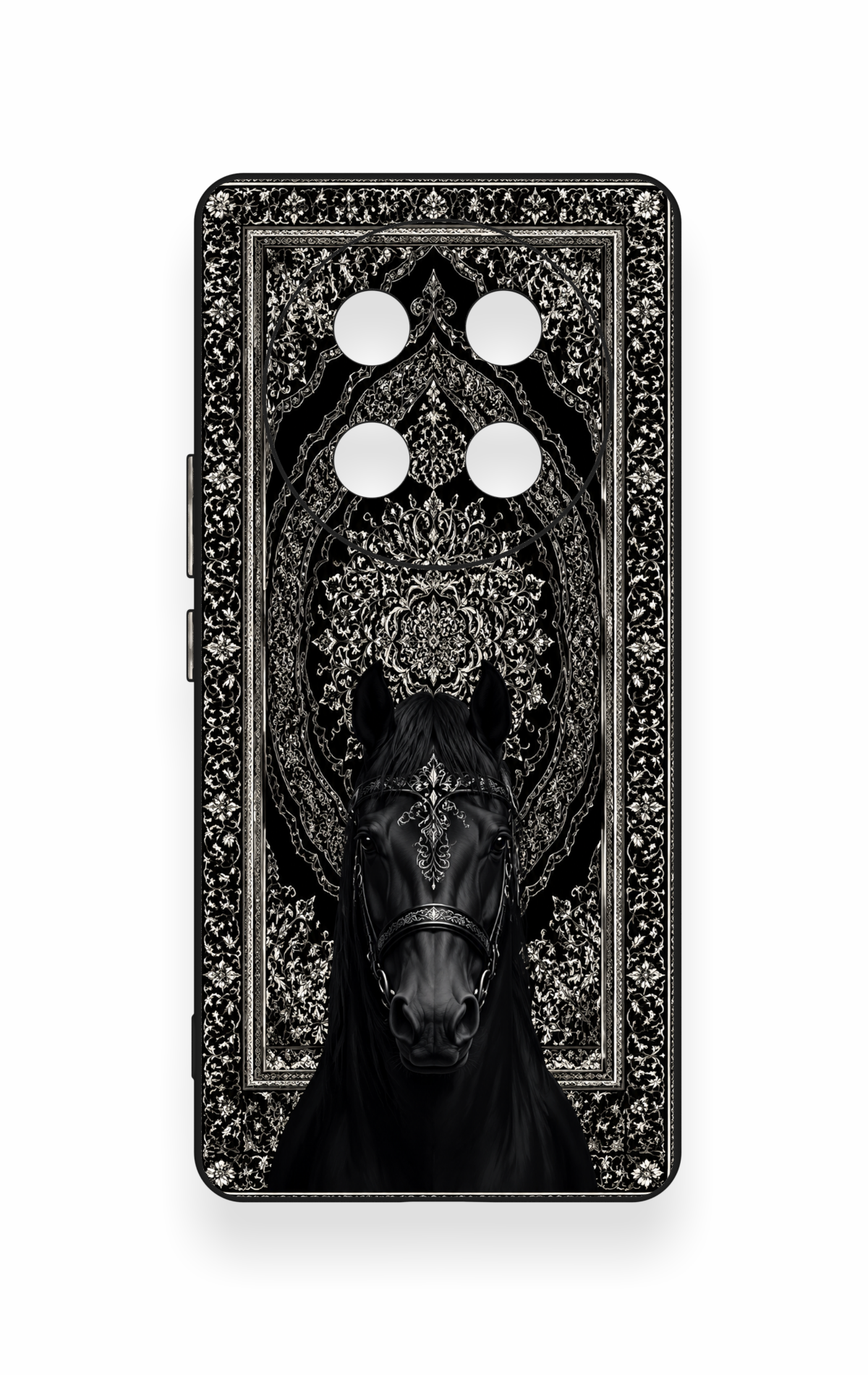 Honor Magic 7 Lite 5G Uyumlu Etnik At Figürü Desenli Silikon Kılıf