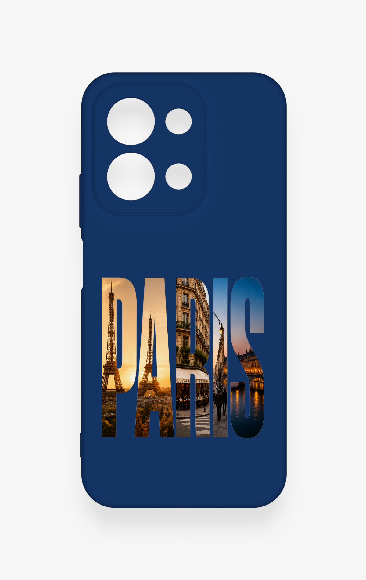 Redmi 15C 4G Uyumlu Paris Desenli Silikon Kılıf