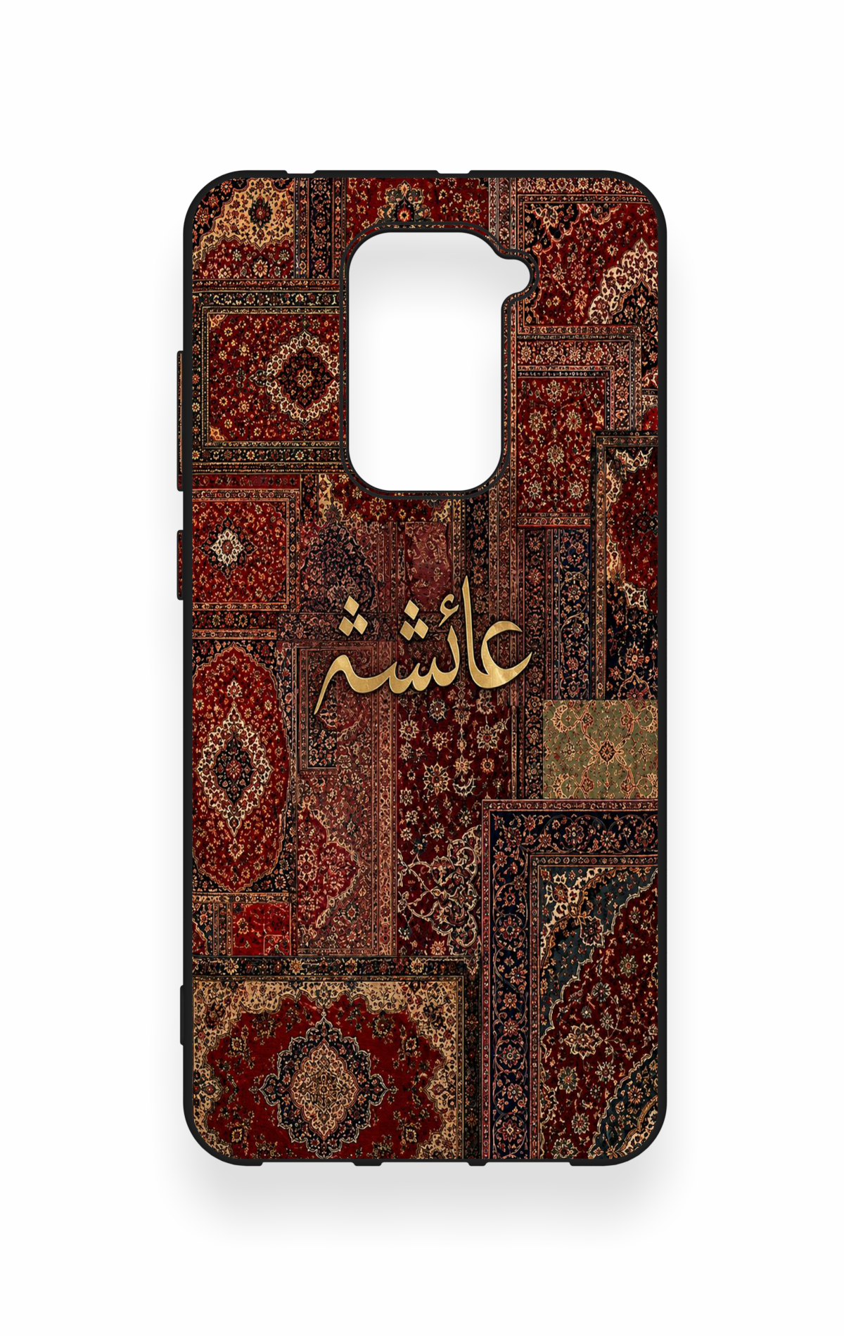 Redmi Note 9 Uyumlu Vintage Halı Desenli Silikon Kılıf