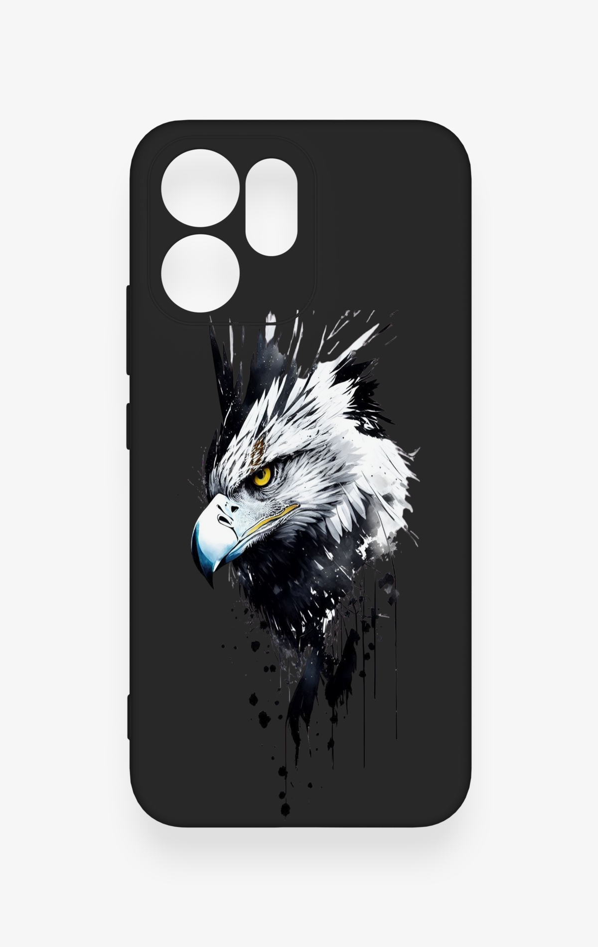 Oppo Reno 14F Uyumlu Bald Eagle Desenli Silikon Kılıf