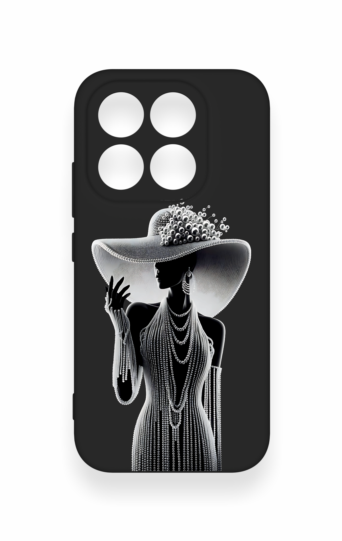 Xiaomi Mi 17 5G Uyumlu Lady Desenli Silikon Kılıf