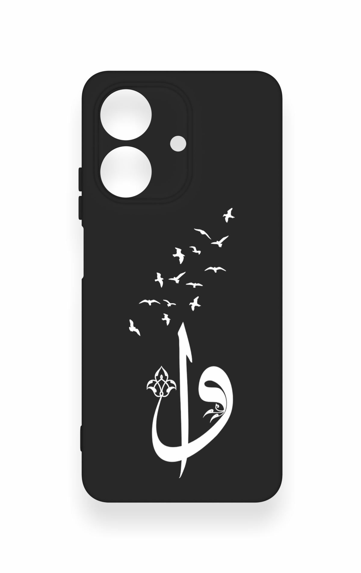 Realme Note 60 Uyumlu Elif Vav Desenli Silikon Kılıf
