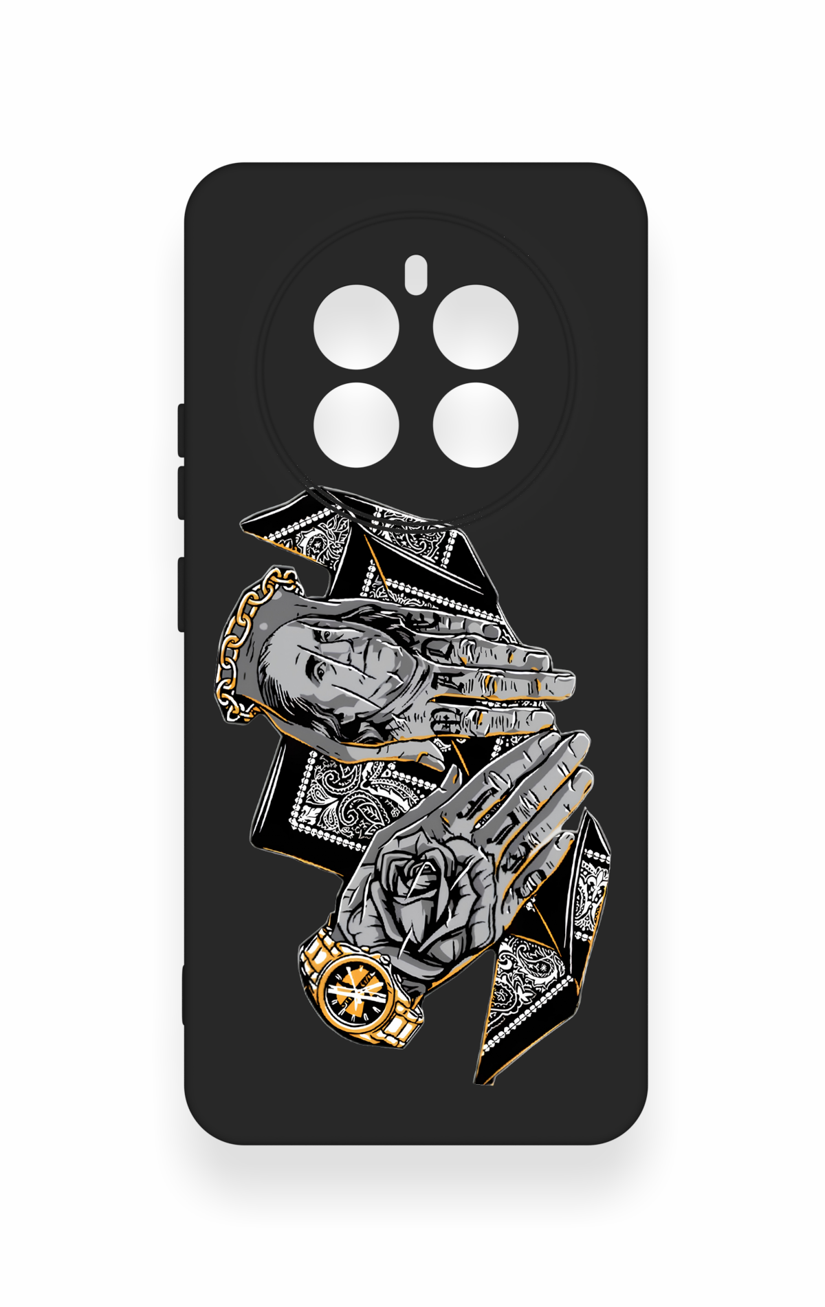 Realme 12 4G Uyumlu Self Made Desenli Silikon Kılıf