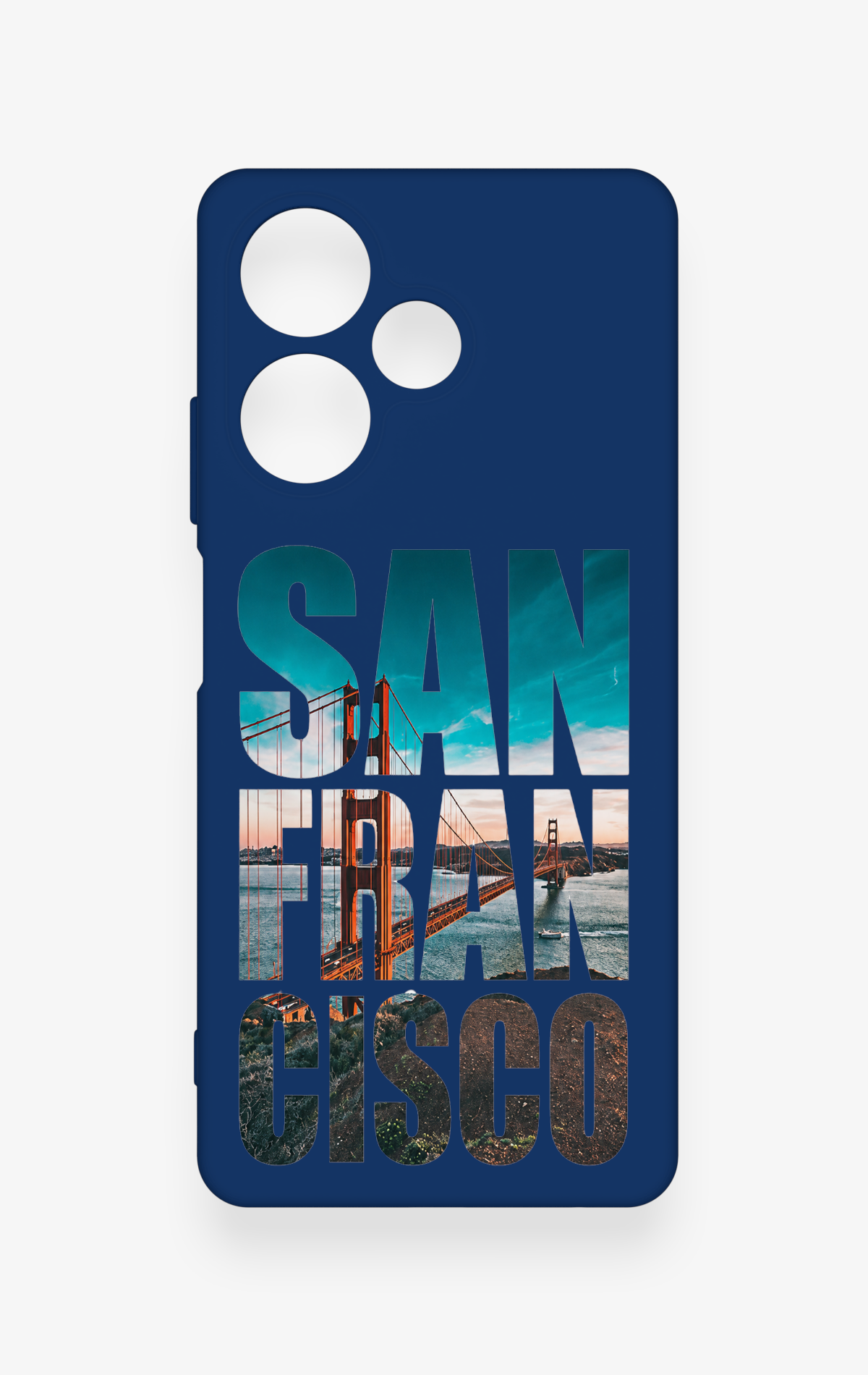 İnfinix Hot 30 Uyumlu San Francisco Desenli Silikon Kılıf