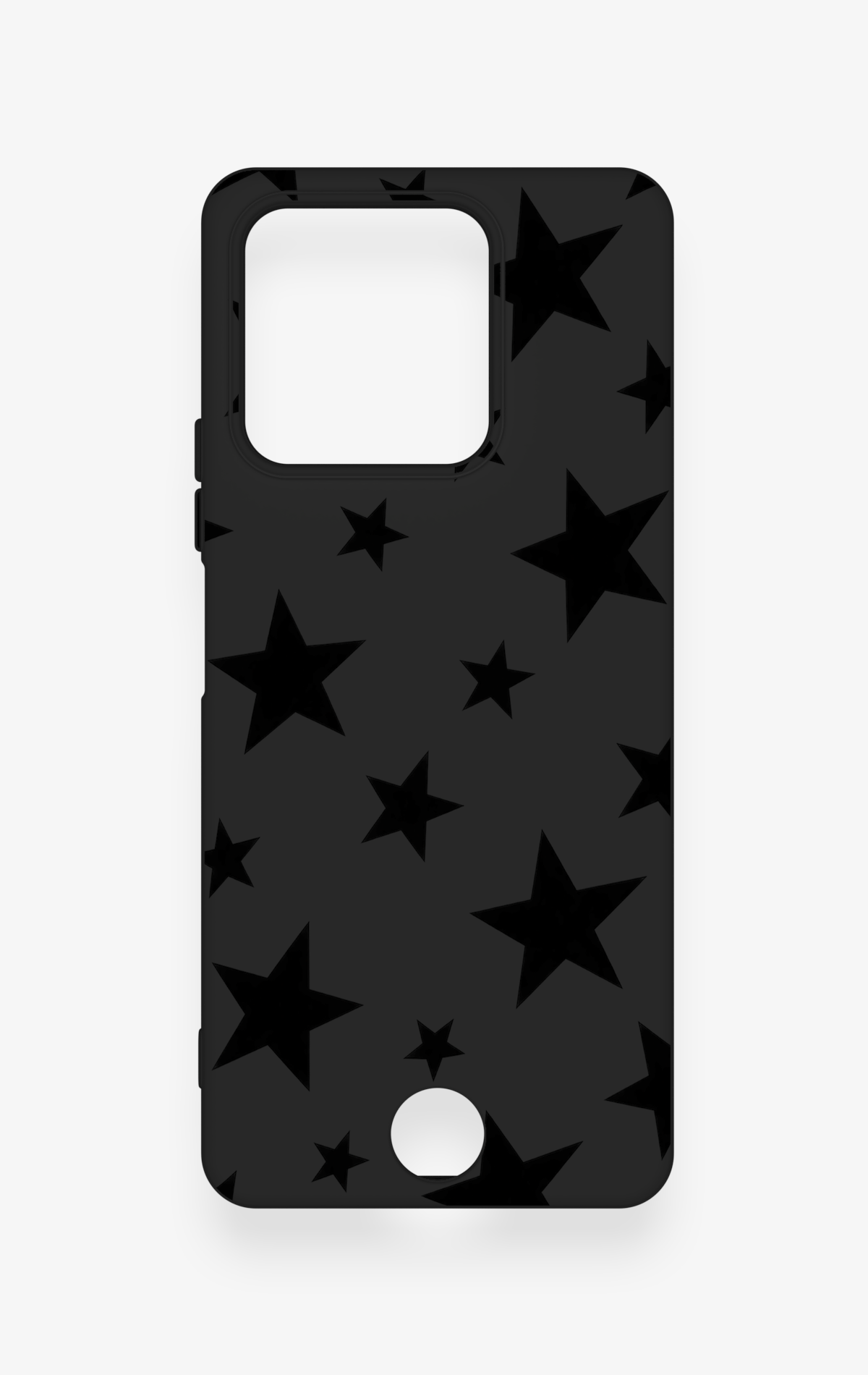 Reeder S71 Uyumlu Siyah Star Desenli Silikon Kılıf