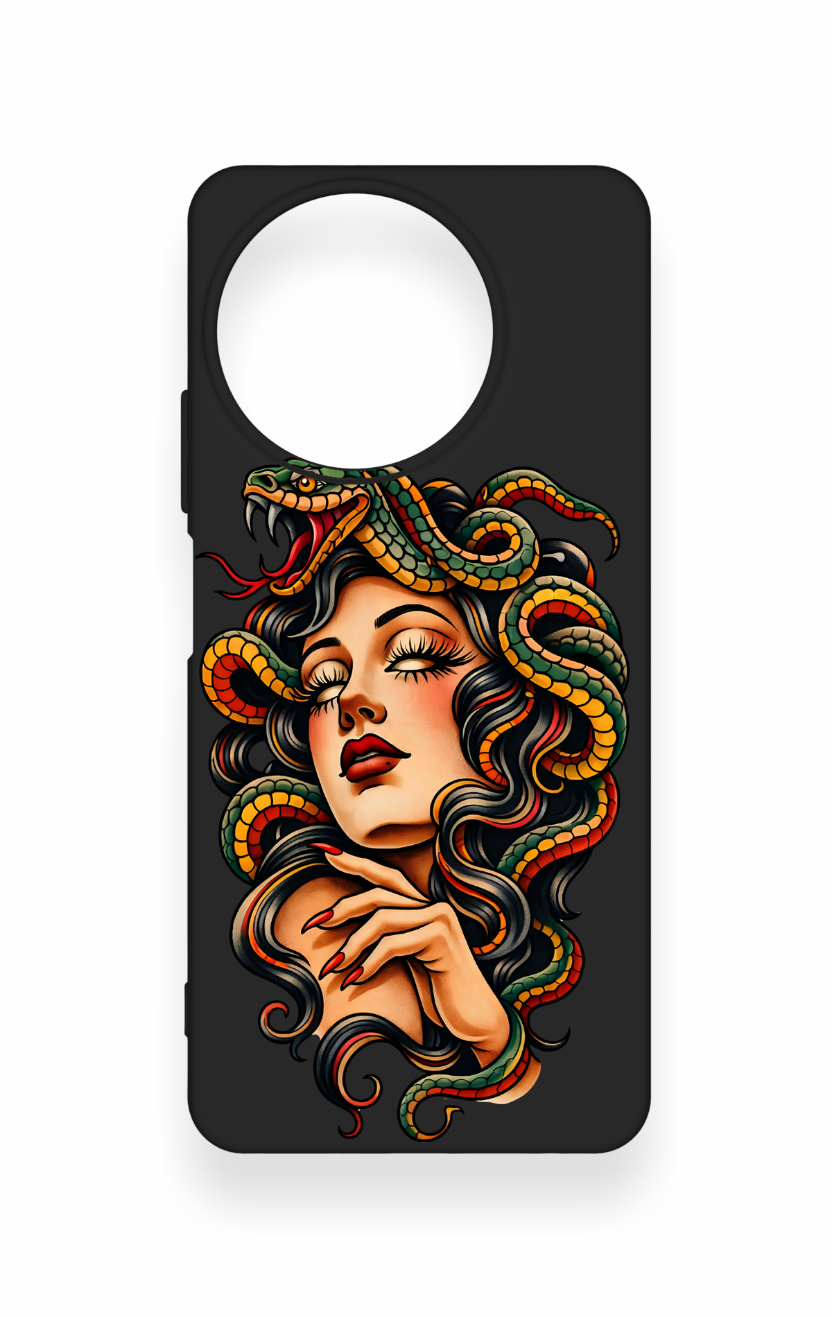 Realme 11 Uyumlu Medusa Desenli Silikon Kılıf