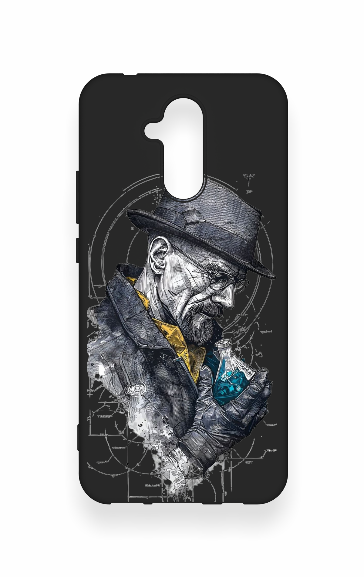 Huawei Mate 20 Lite Uyumlu Walter White Desenli Silikon Kılıf