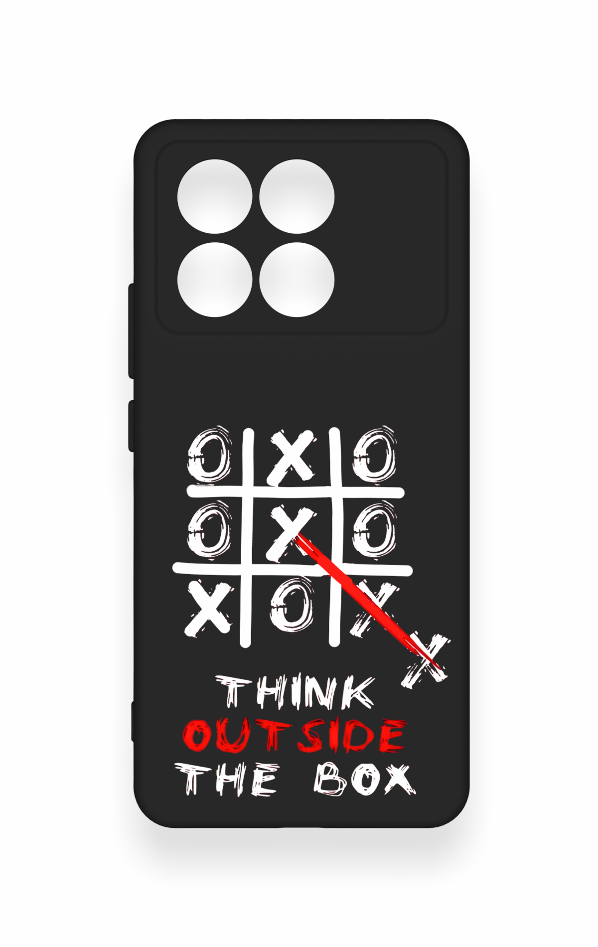 Poco X6 Pro Uyumlu Out Side The Box Desenli Silikon Kılıf