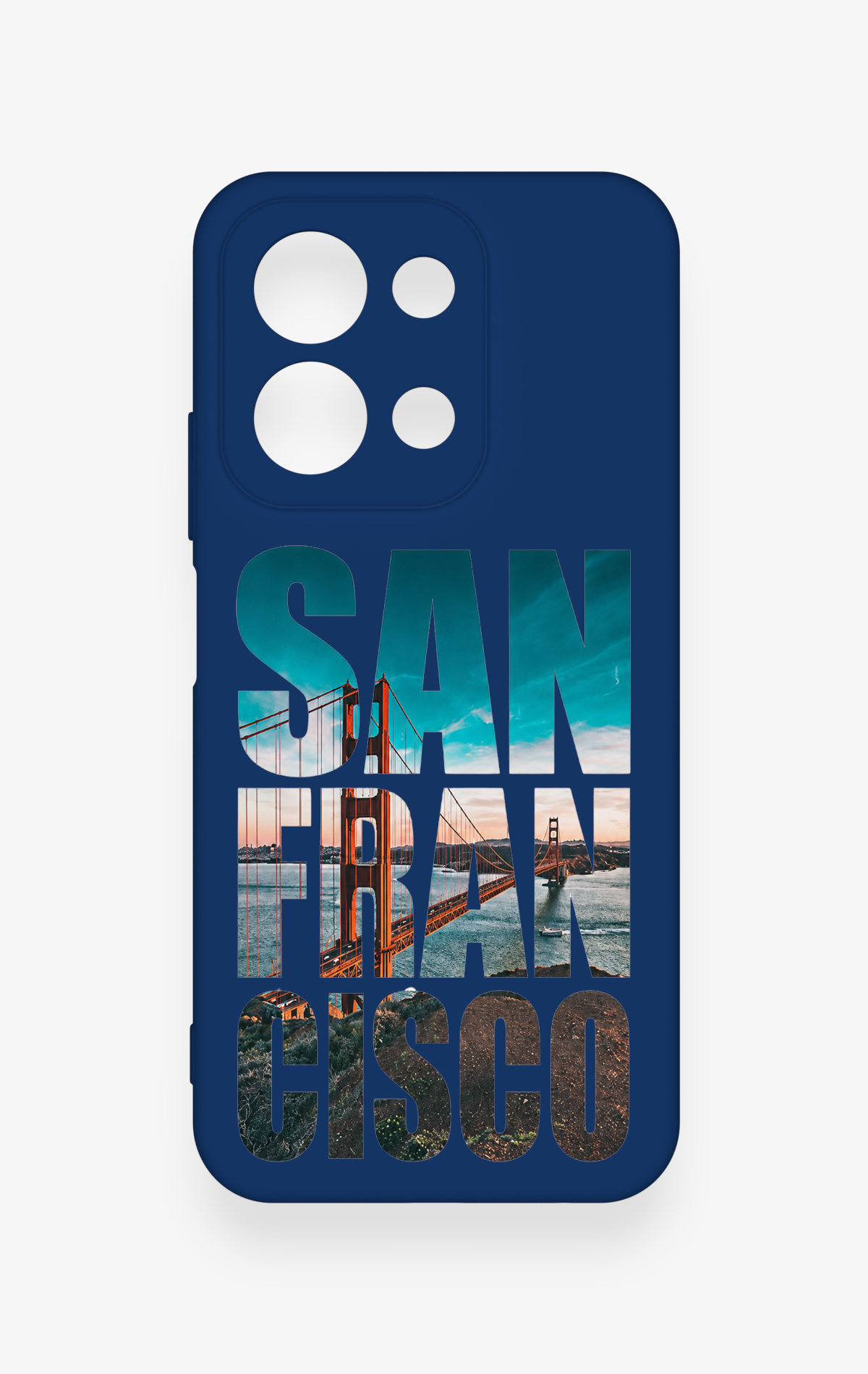 Redmi 15C 4G Uyumlu San Francisco Desenli Silikon Kılıf