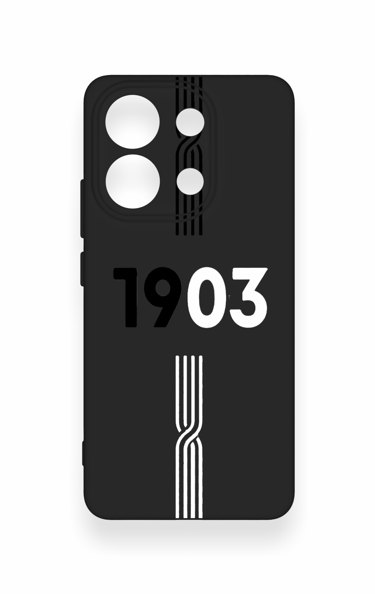 Redmi Note 13 4G Uyumlu 1903 Kemer Desenli Silikon Kılıf