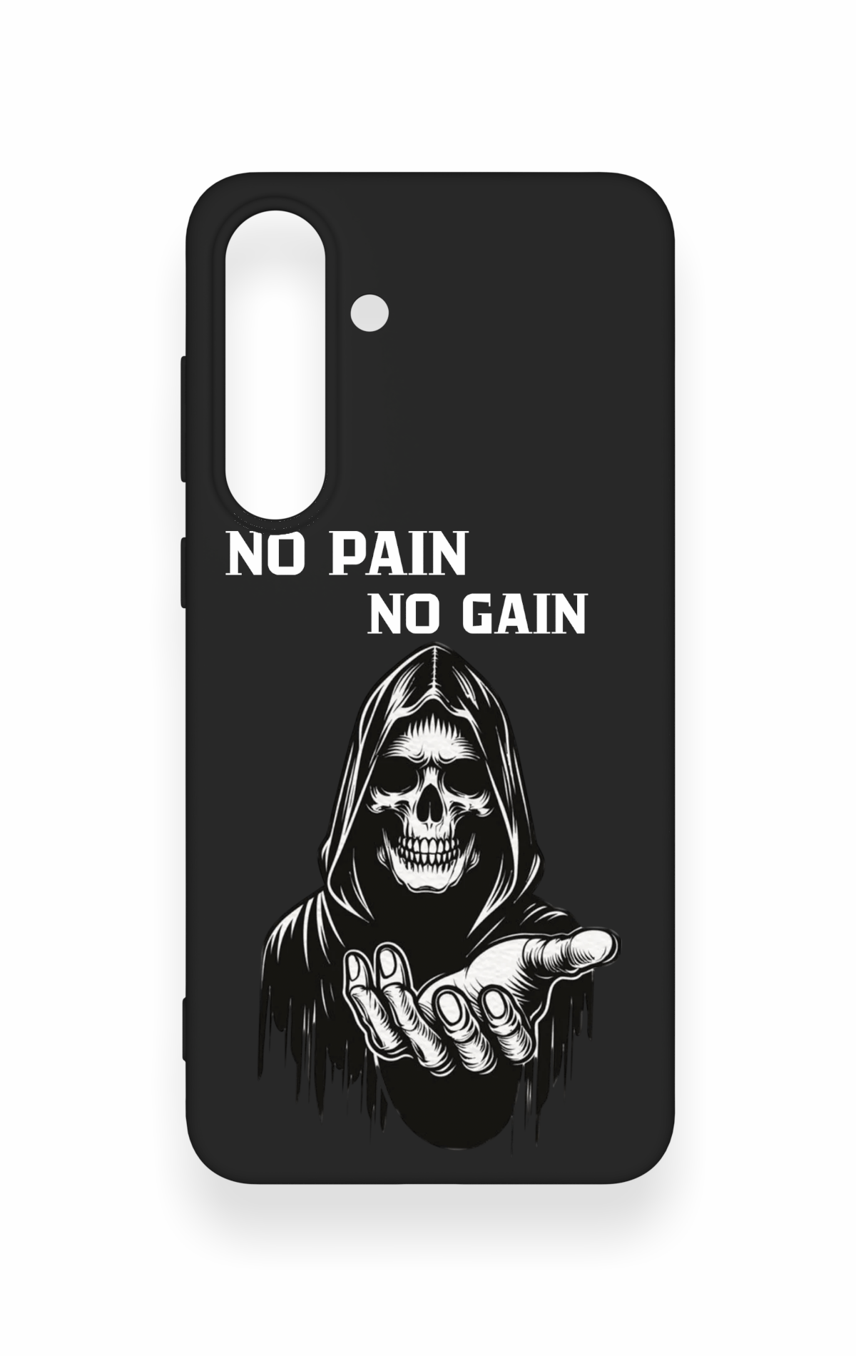 Samsung S25Fe Uyumlu No Pain No Gain Desenli Silikon Kılıf