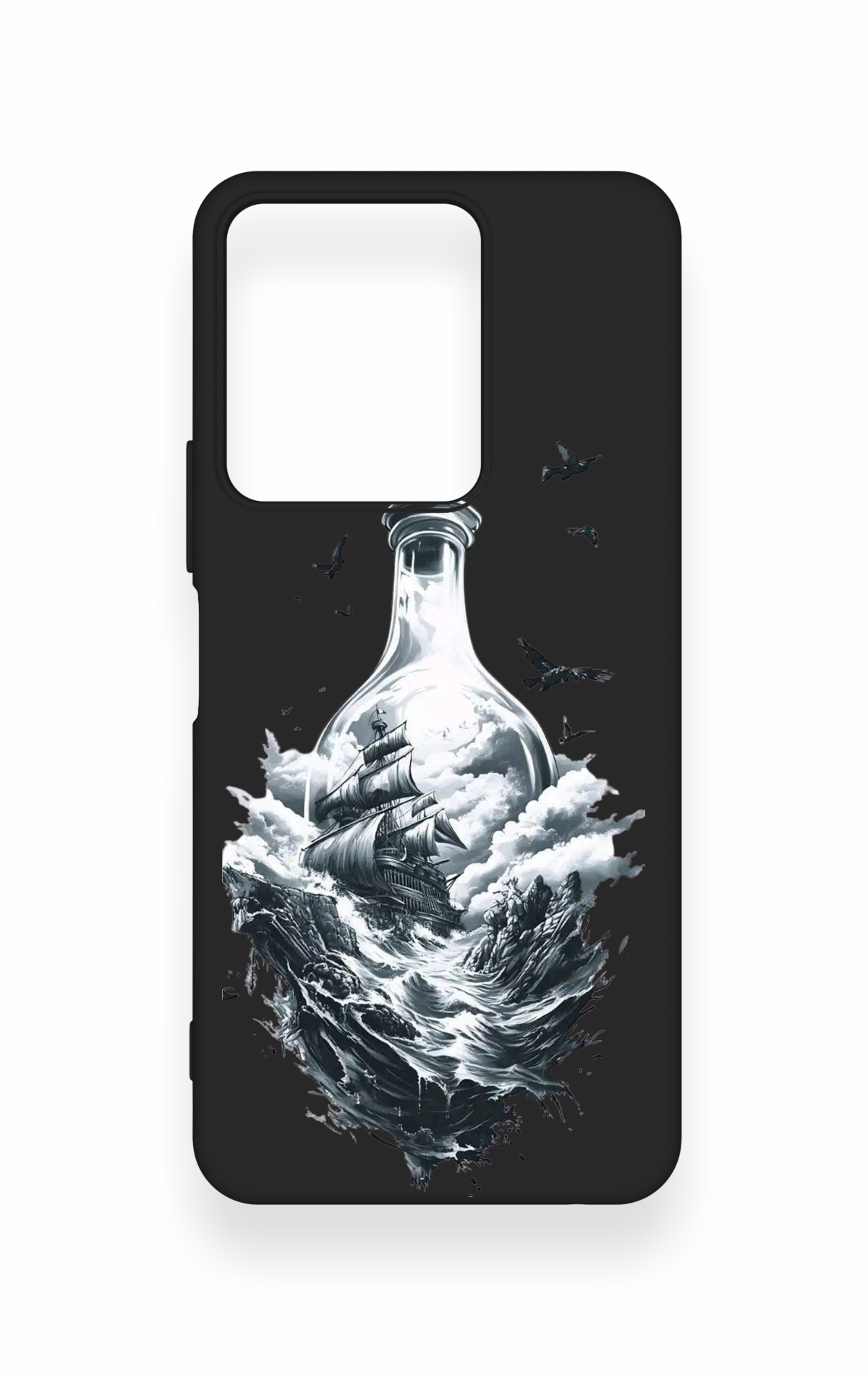 Vivo Y35 Uyumlu Secret Sea Desenli Silikon Kılıf