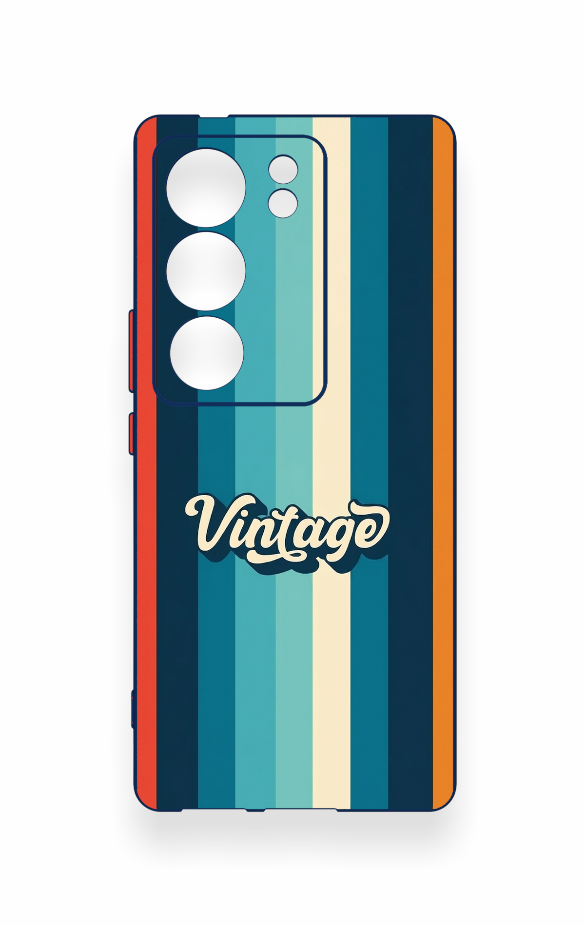 Vivo V29 Uyumlu Vintage Desenli Silikon Kılıf