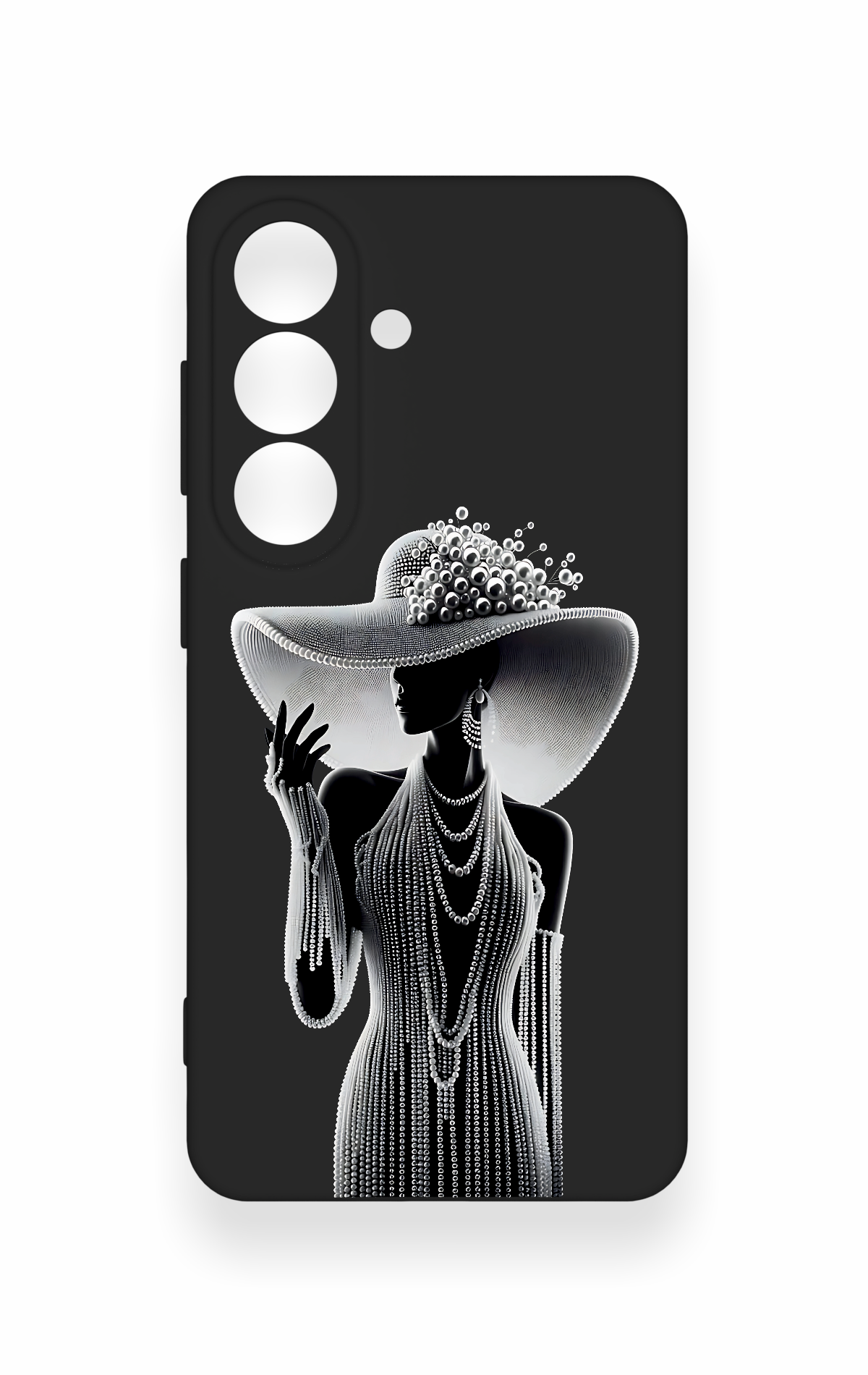 Samsung S26 Uyumlu Lady Desenli Silikon Kılıf