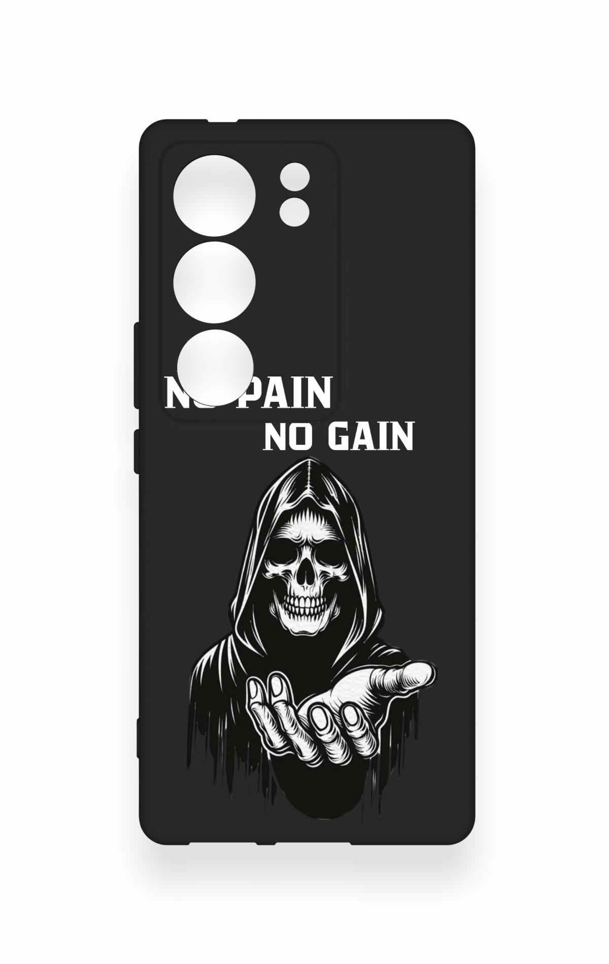 Vivo V29 Uyumlu No Pain No Gain Desenli Silikon Kılıf