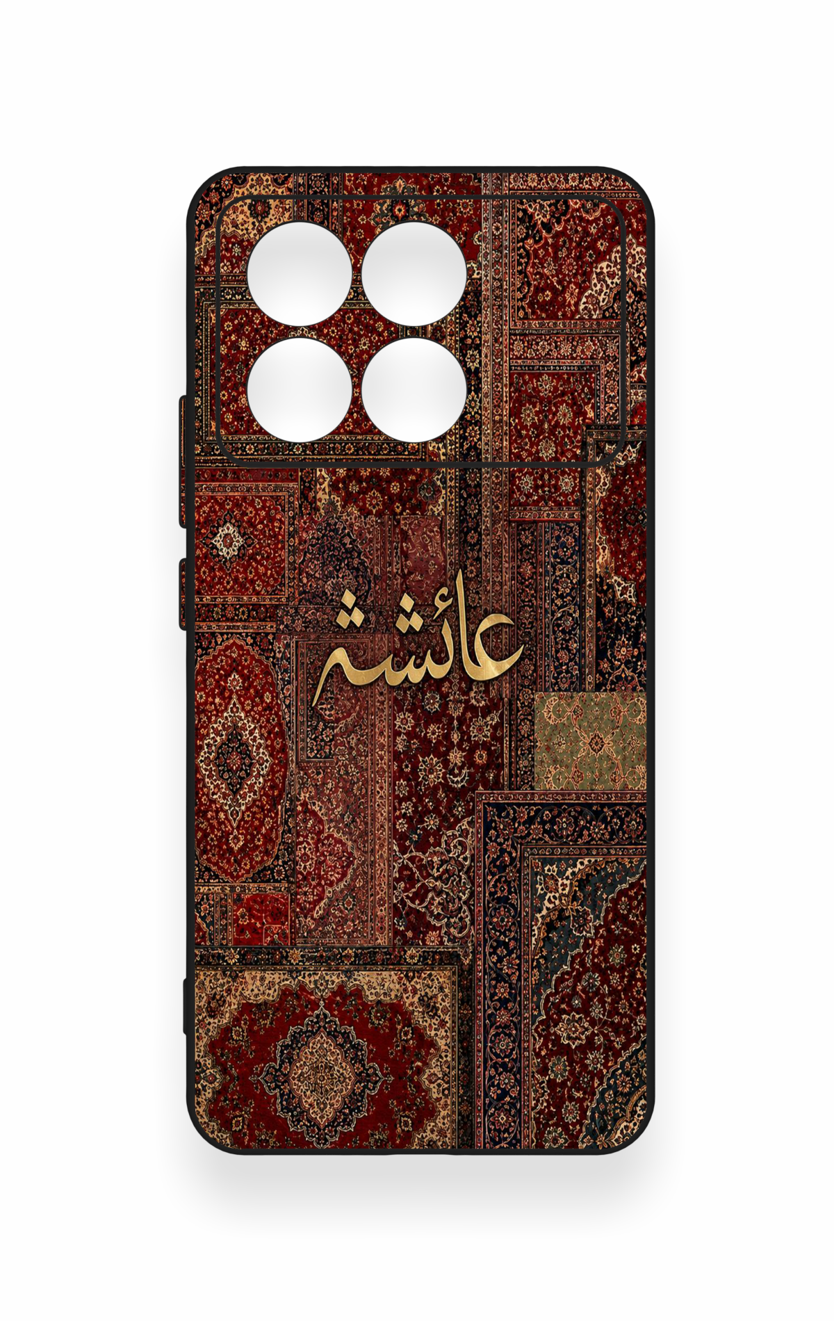Poco X6 Pro Uyumlu Vintage Halı Desenli Silikon Kılıf