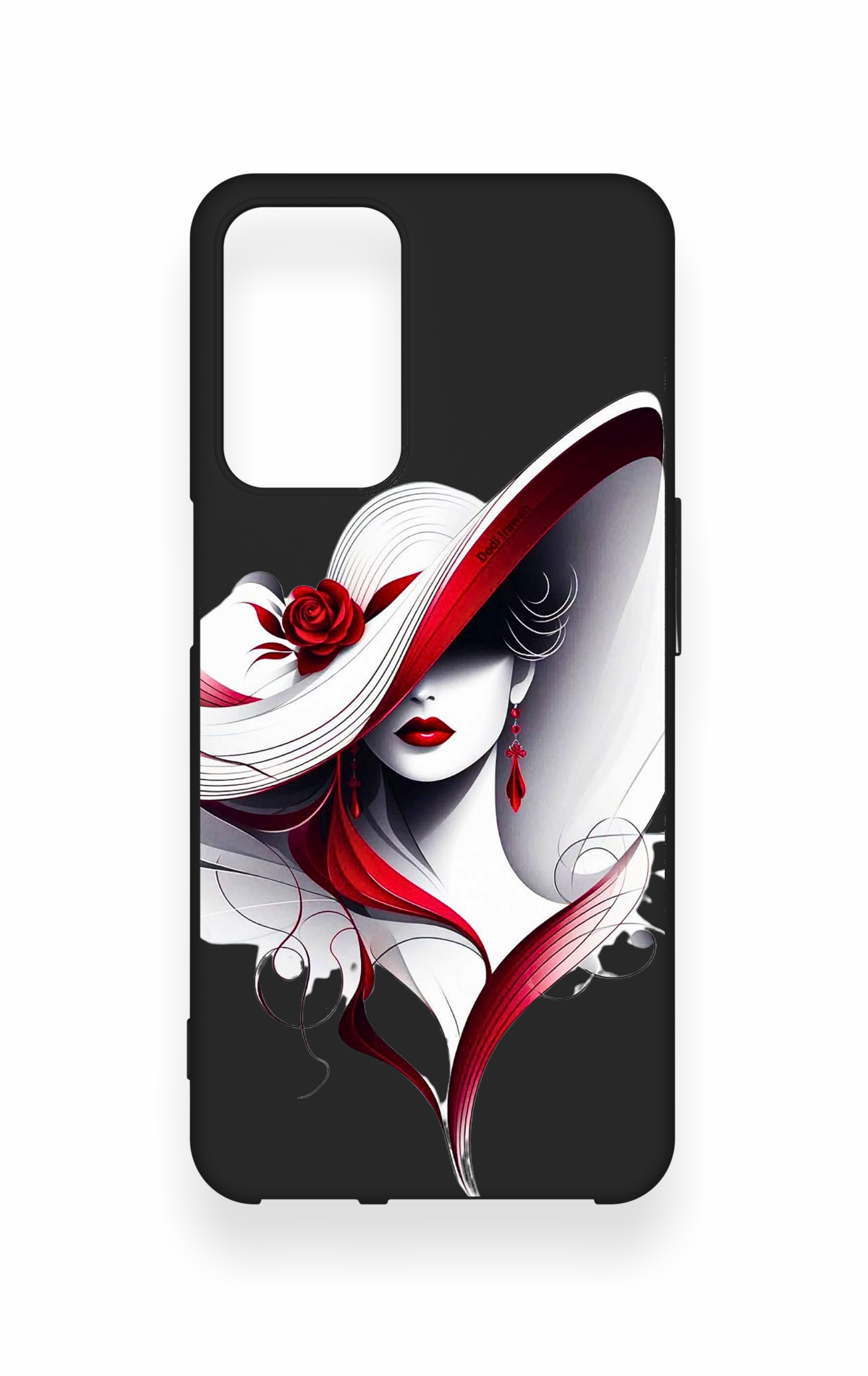 Oppo A16 Uyumlu Matmazel Desenli Silikon Kılıf