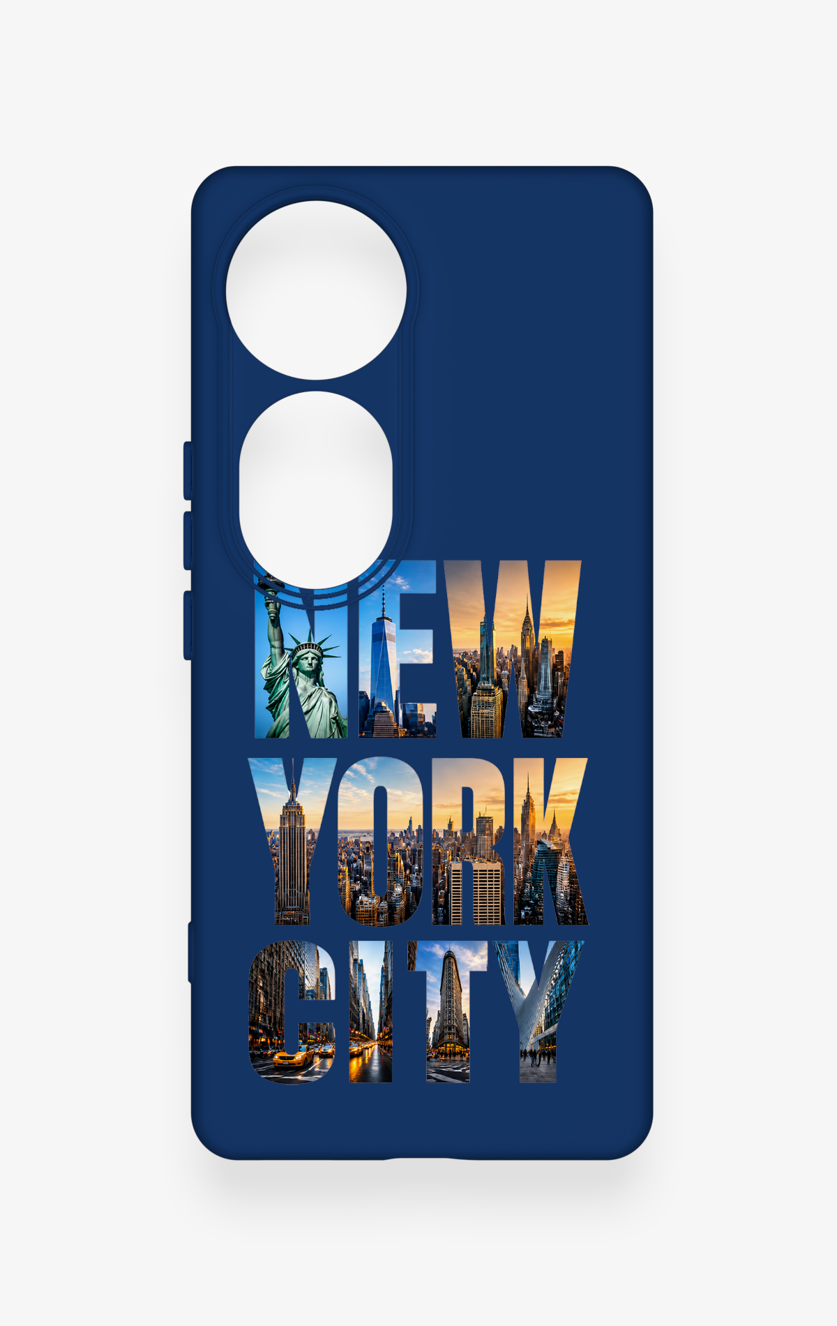 Vivo V40 Uyumlu New York City Desenli Silikon Kılıf