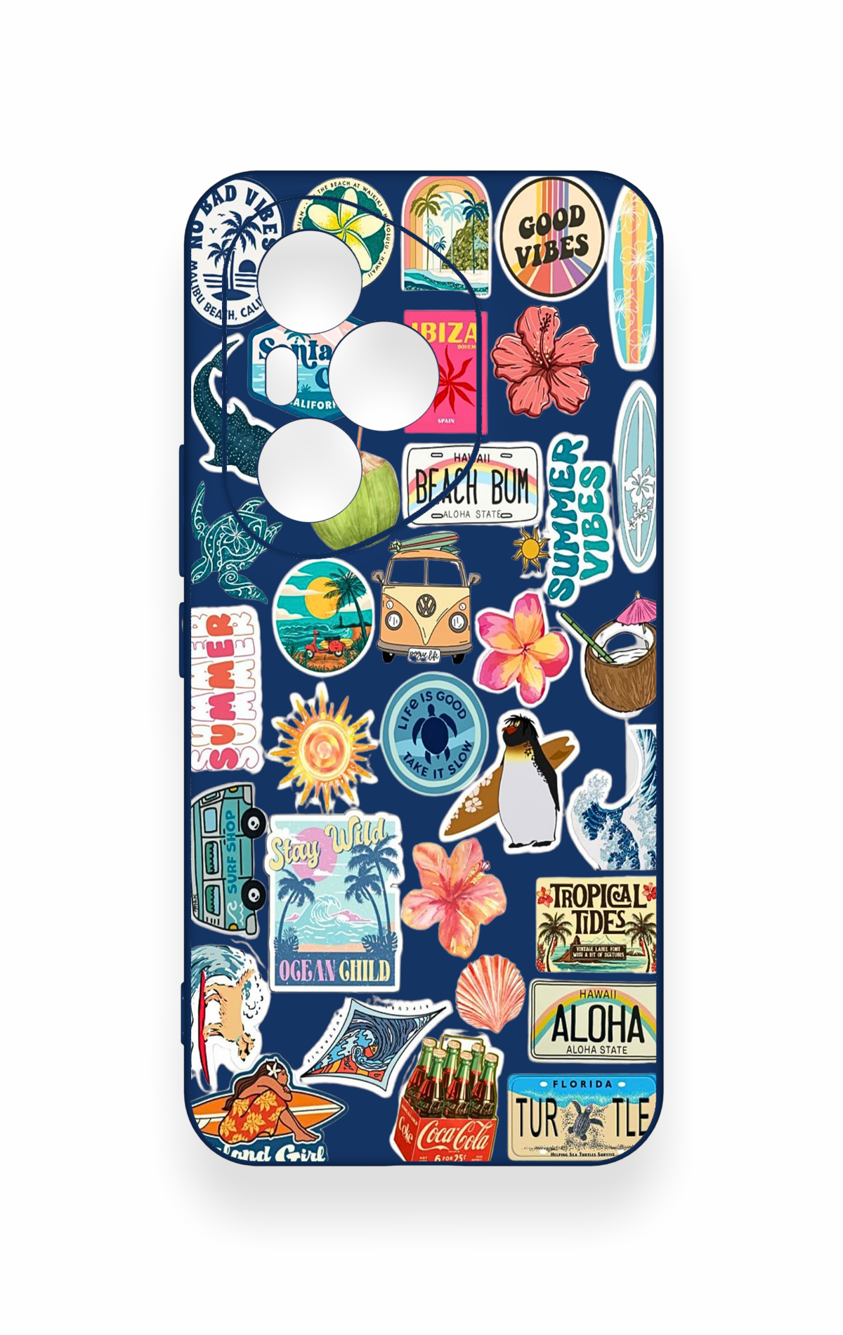 Honor 400 Pro Uyumlu Summer Vibes Desenli Silikon Kılıf