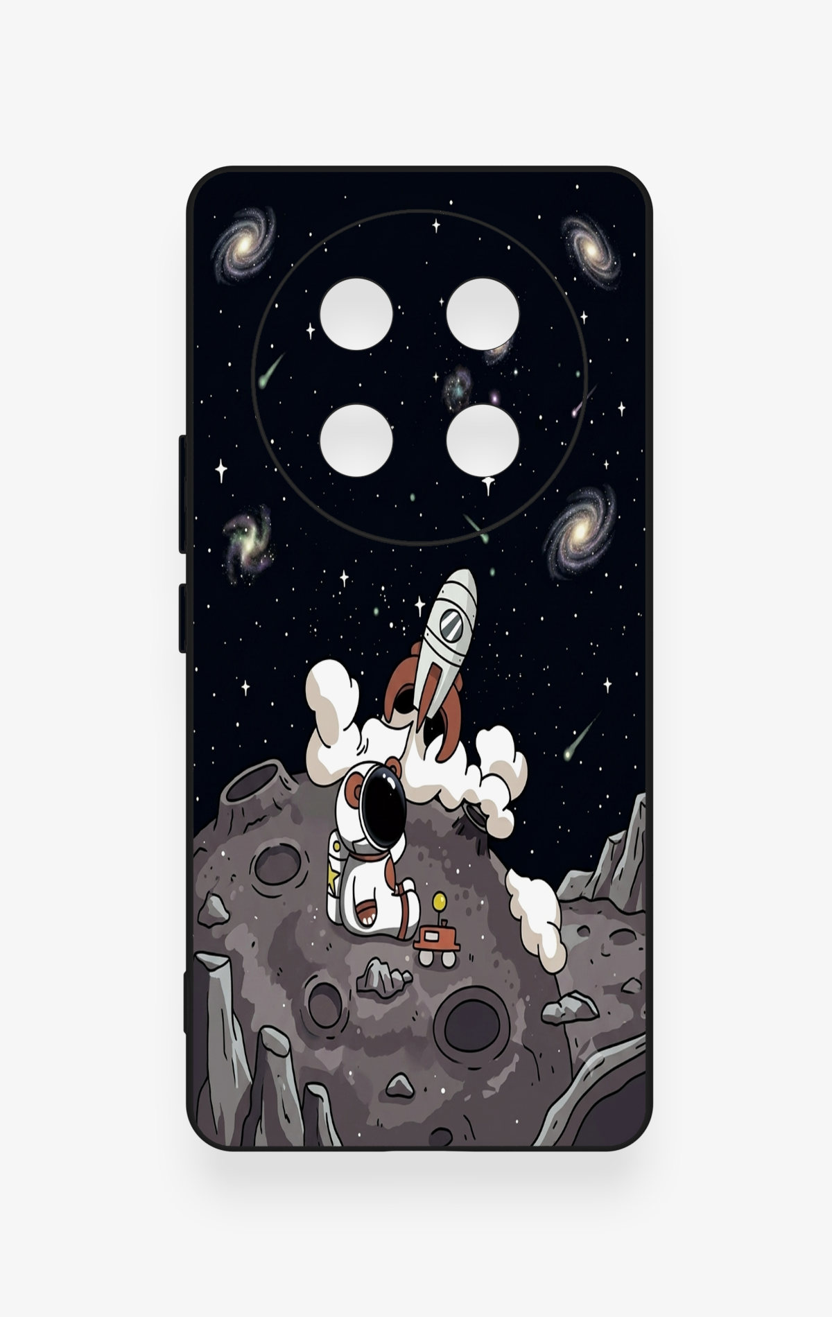 Honor Magic 7 Lite 5G Uyumlu Uzay Astronot Desenli Silikon Kılıf