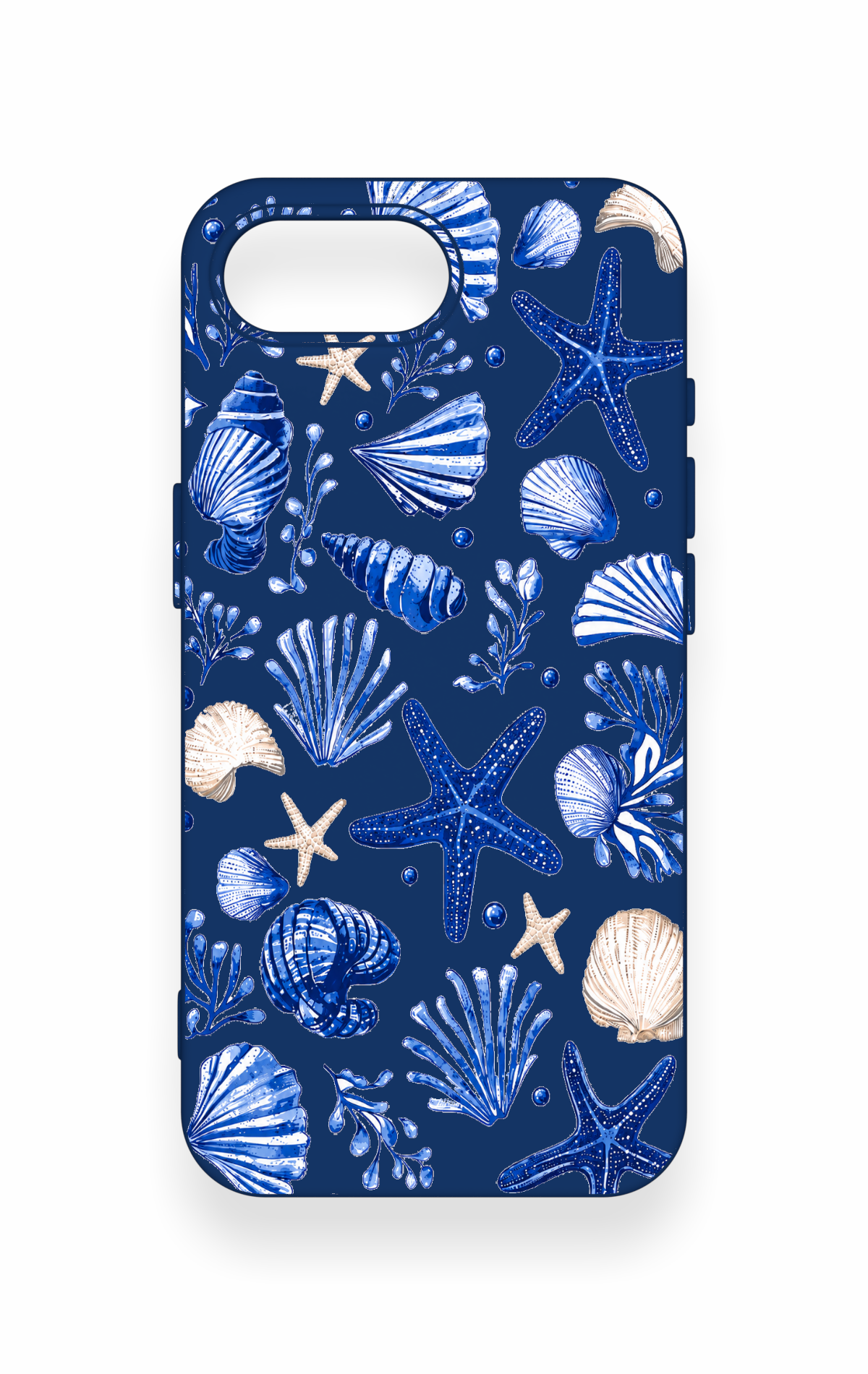 iPhone 16E Uyumlu Deniz Kabuğu Desenli Silikon Kılıf