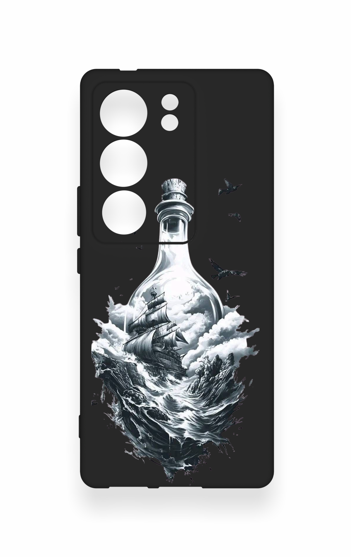 Vivo V29 Uyumlu Secret Sea Desenli Silikon Kılıf