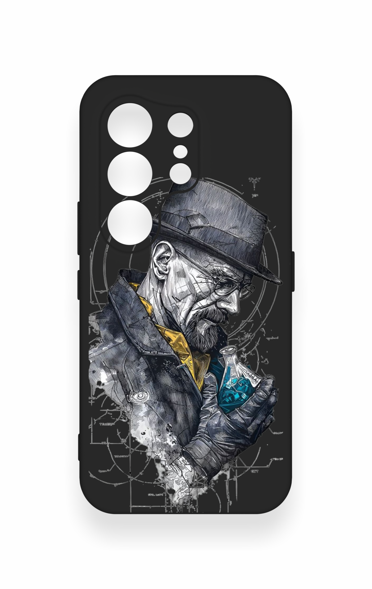 Tecno Camon 50 4G Uyumlu Walter White Desenli Silikon Kılıf