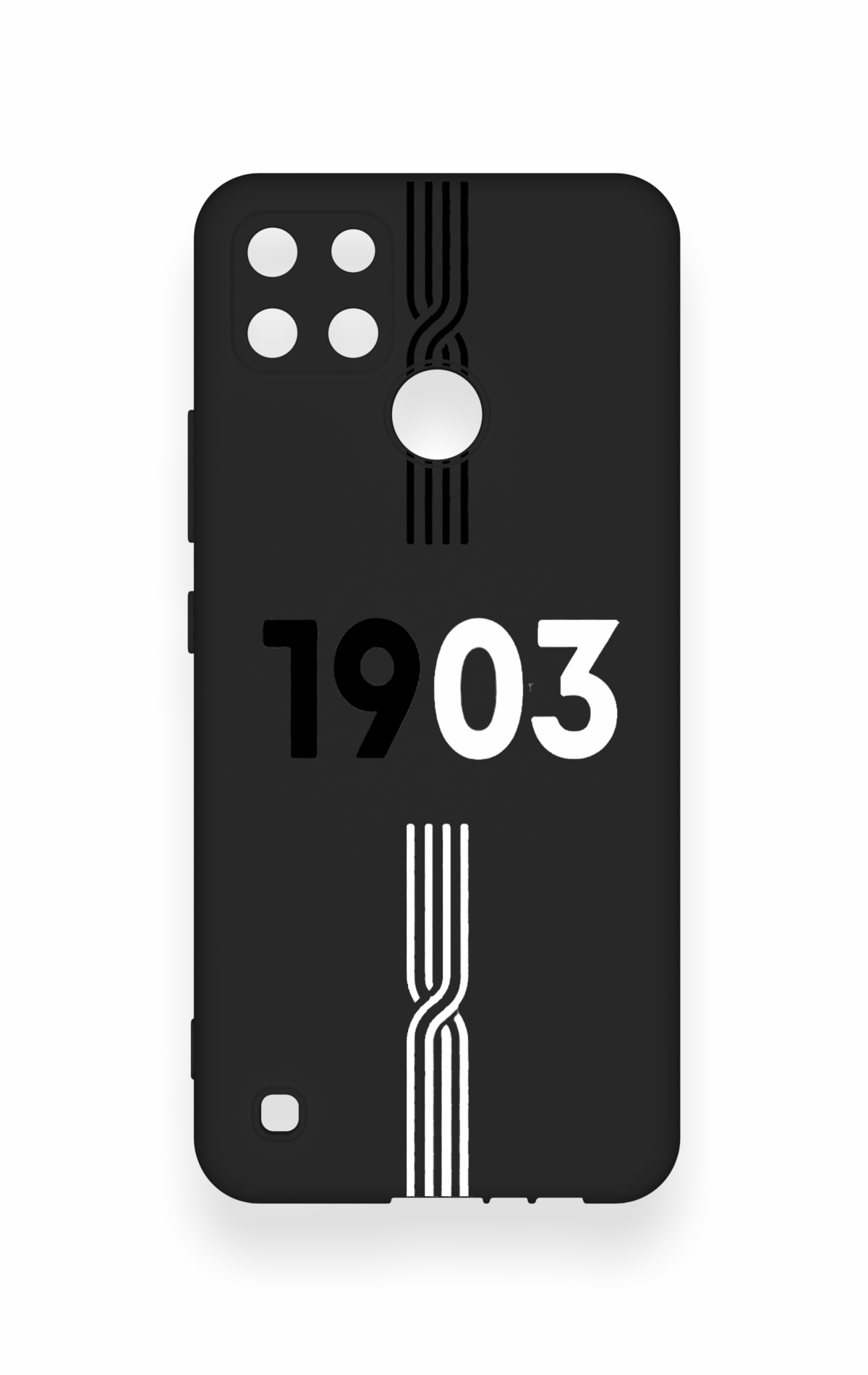 Realme C21Y Uyumlu 1903 Kemer Desenli Silikon Kılıf