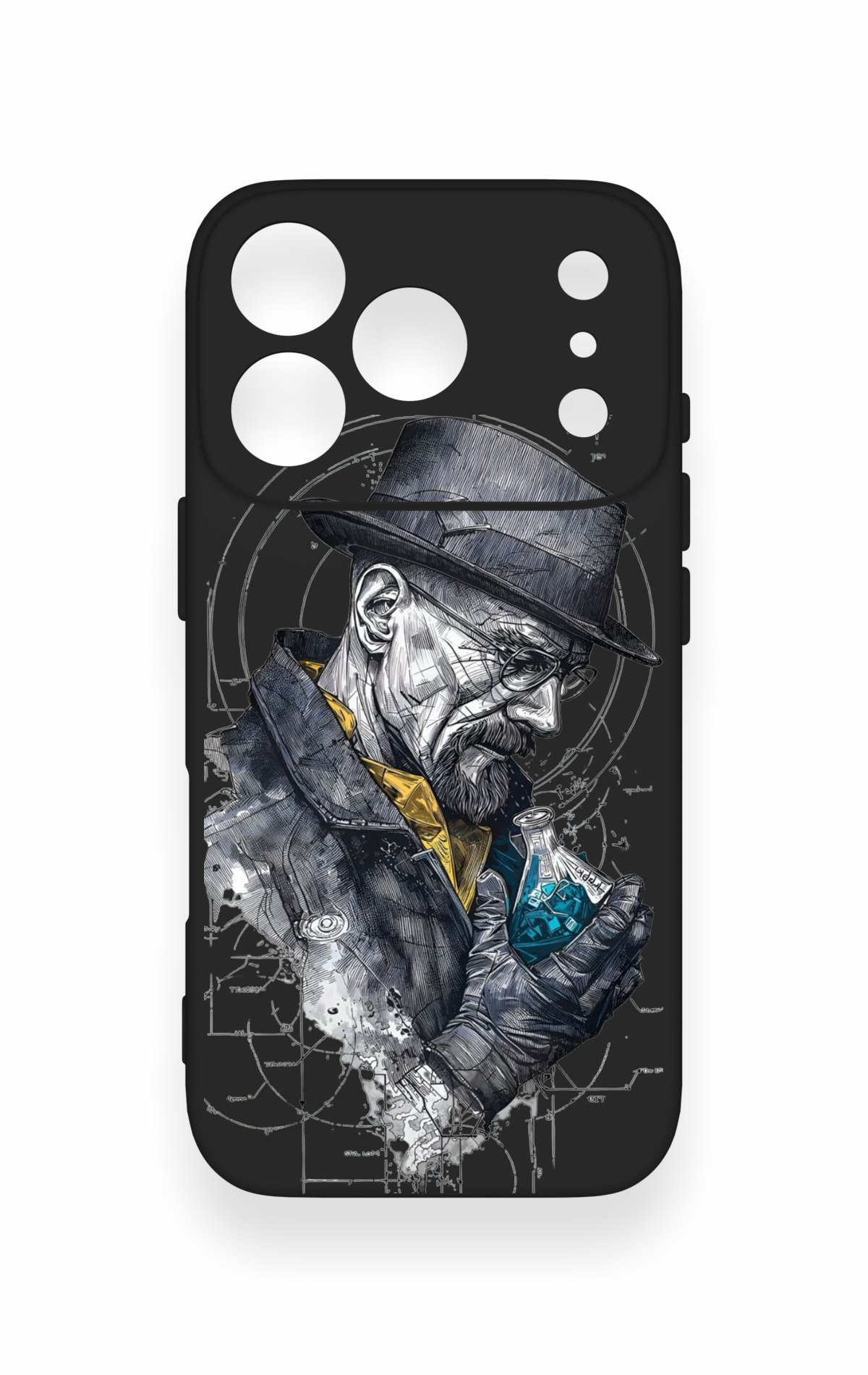 iPhone 17 Pro Uyumlu Walter White Desenli Silikon Kılıf