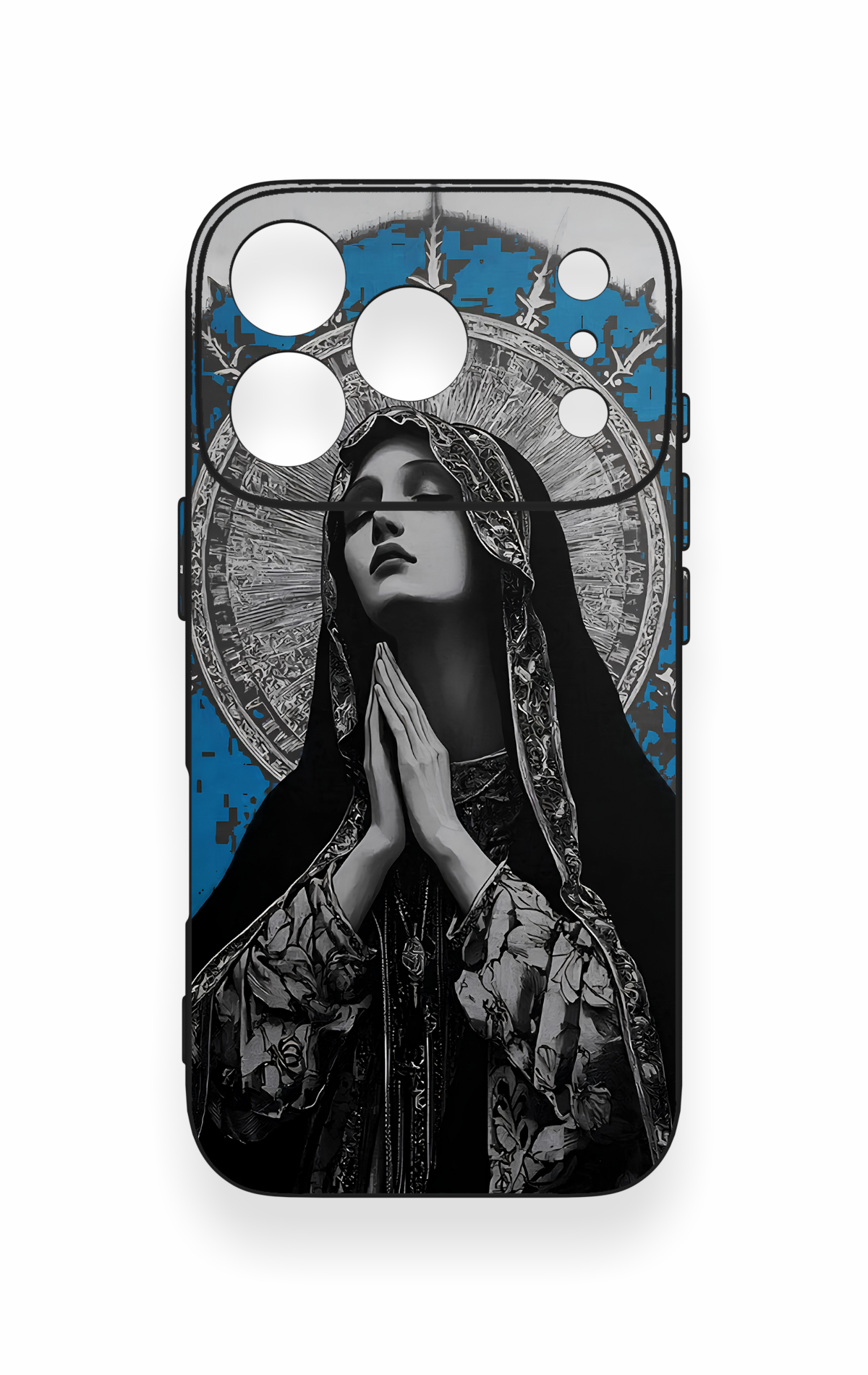 iPhone 17 Pro Uyumlu Rahibe Desenli Silikon Kılıf